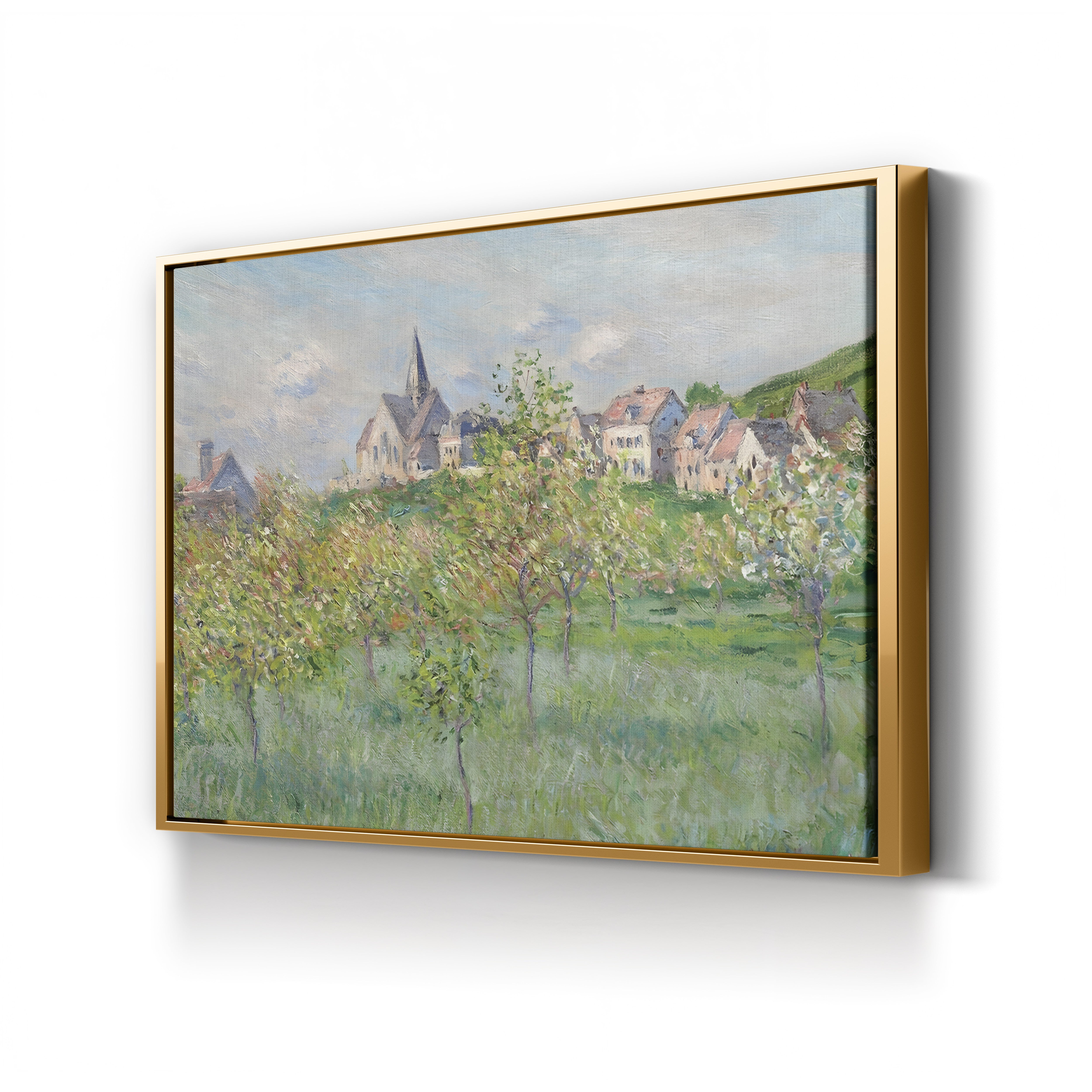 Spring in Giverny, Afternoon Effect (Printemps à Giverny, effet d’après-midi), 1885 by Claude Monet