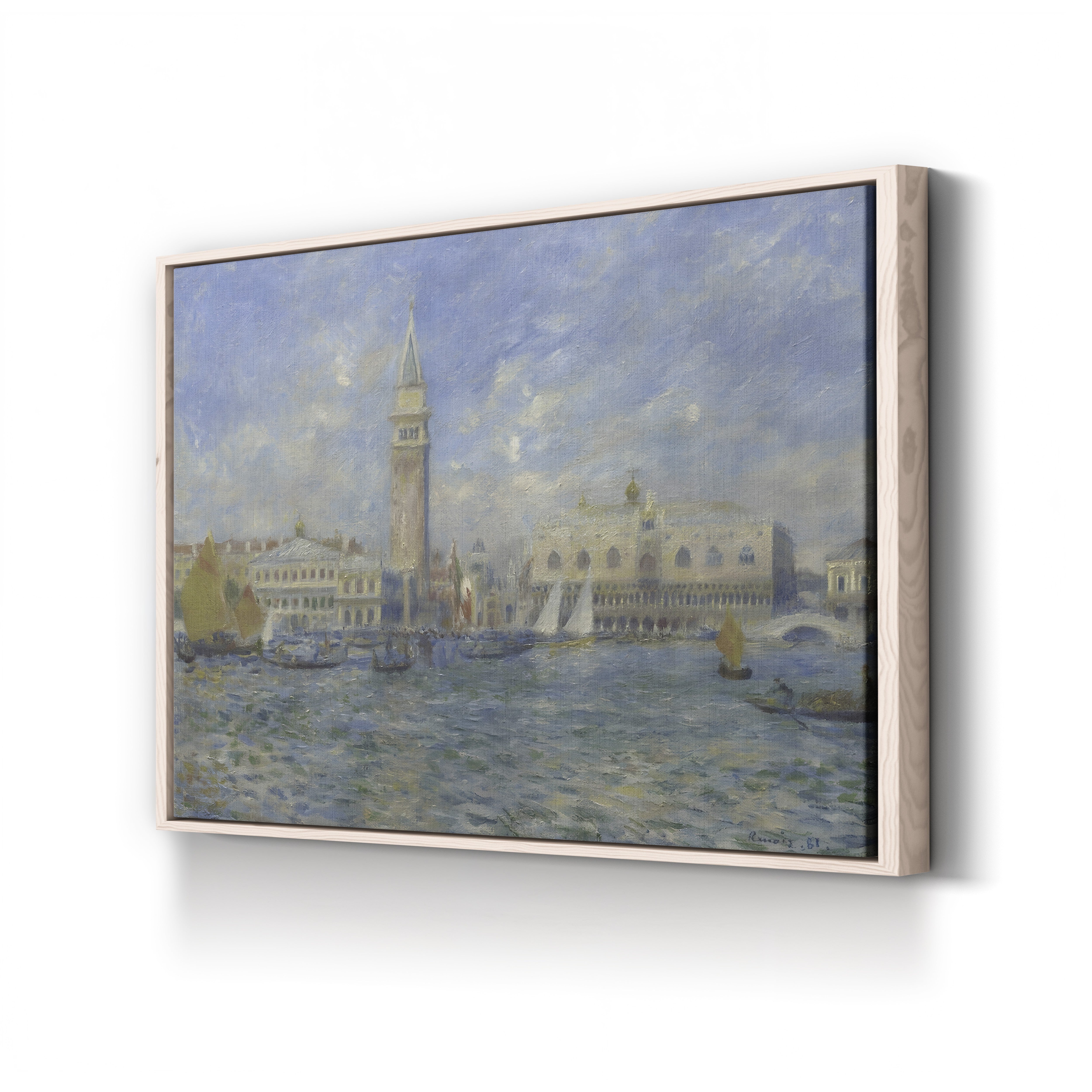 Venice, the Doge's Palace, 1881 – Pierre-Auguste Renoir Wall Art | Impressionist Venetian Canvas Print