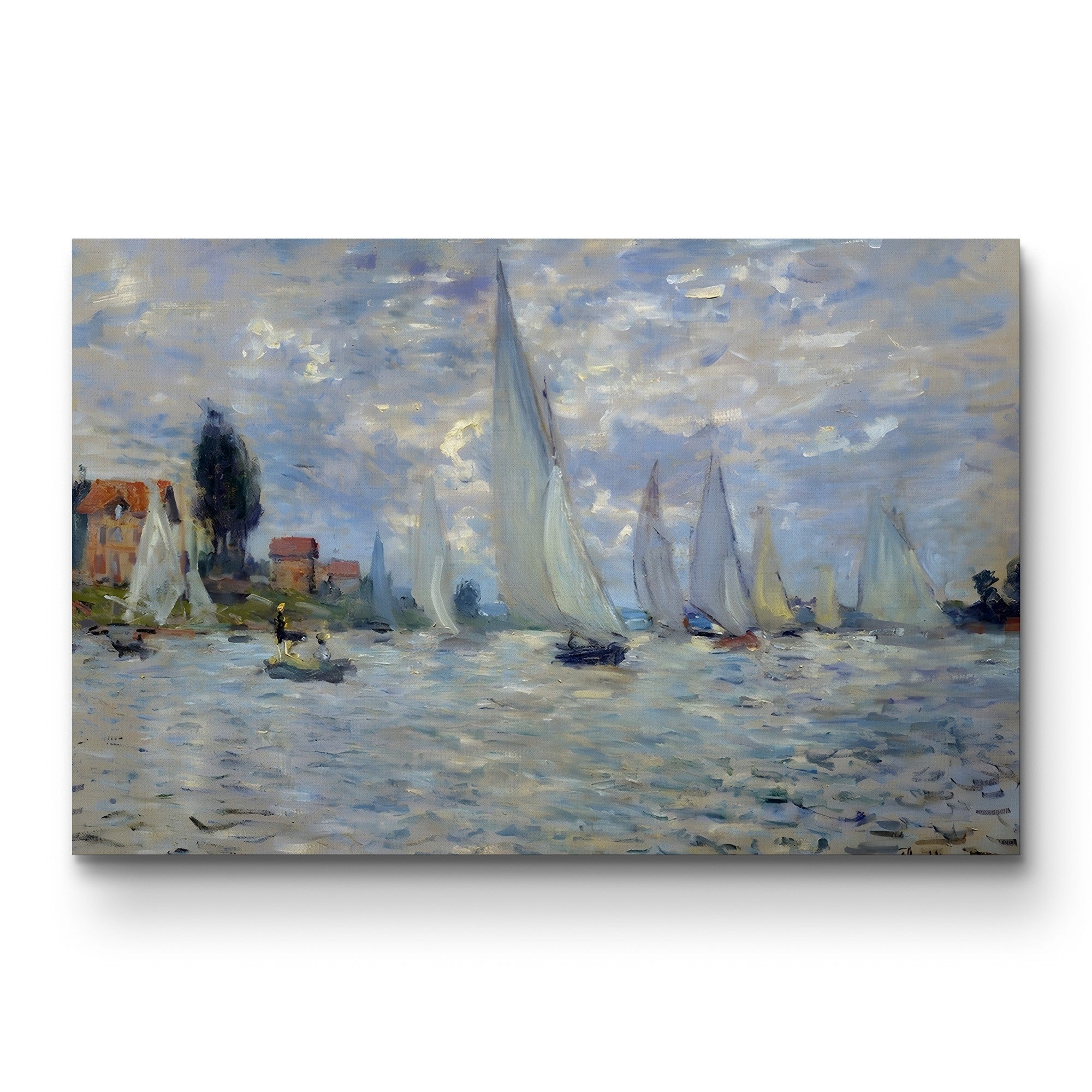The Boats, Regatta at Argenteuil (Les Barques, régates à Argenteuil), 1874 by Claude Monet