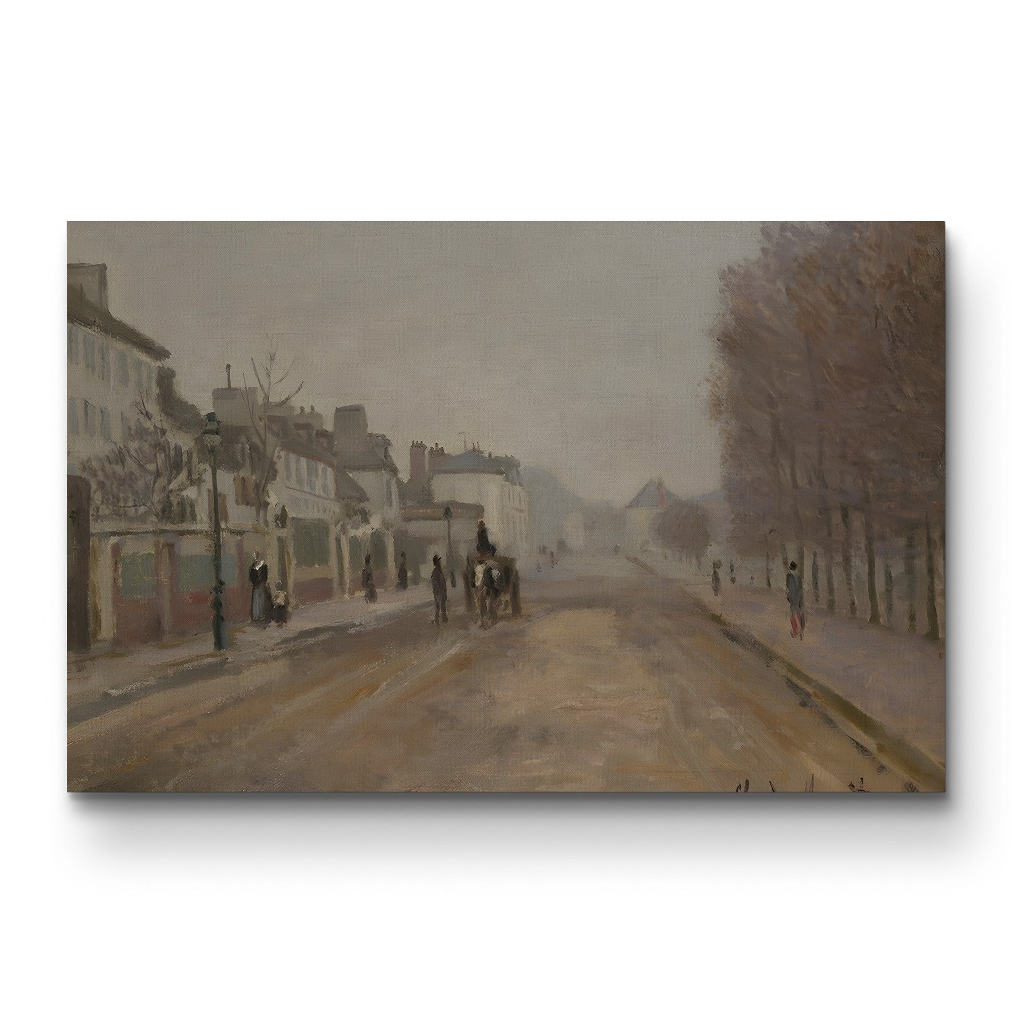 Boulevard Héloïse, Argenteuil, 1872 – Claude Monet Wall Art | Early Impressionist Canvas Print