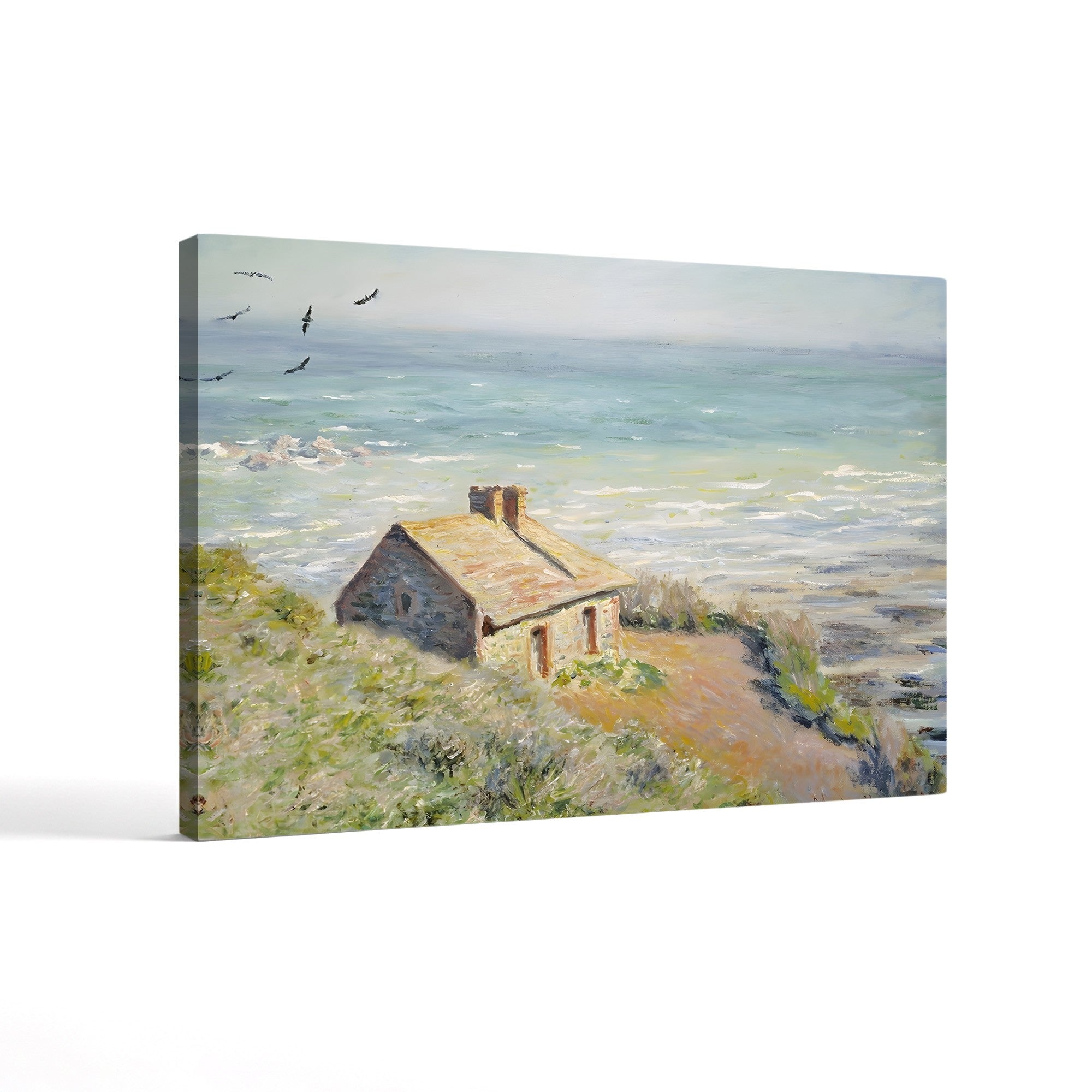 The Customs Hut, Morning (La Cabane du douanier, effet du matin), 1882 by Claude Monet