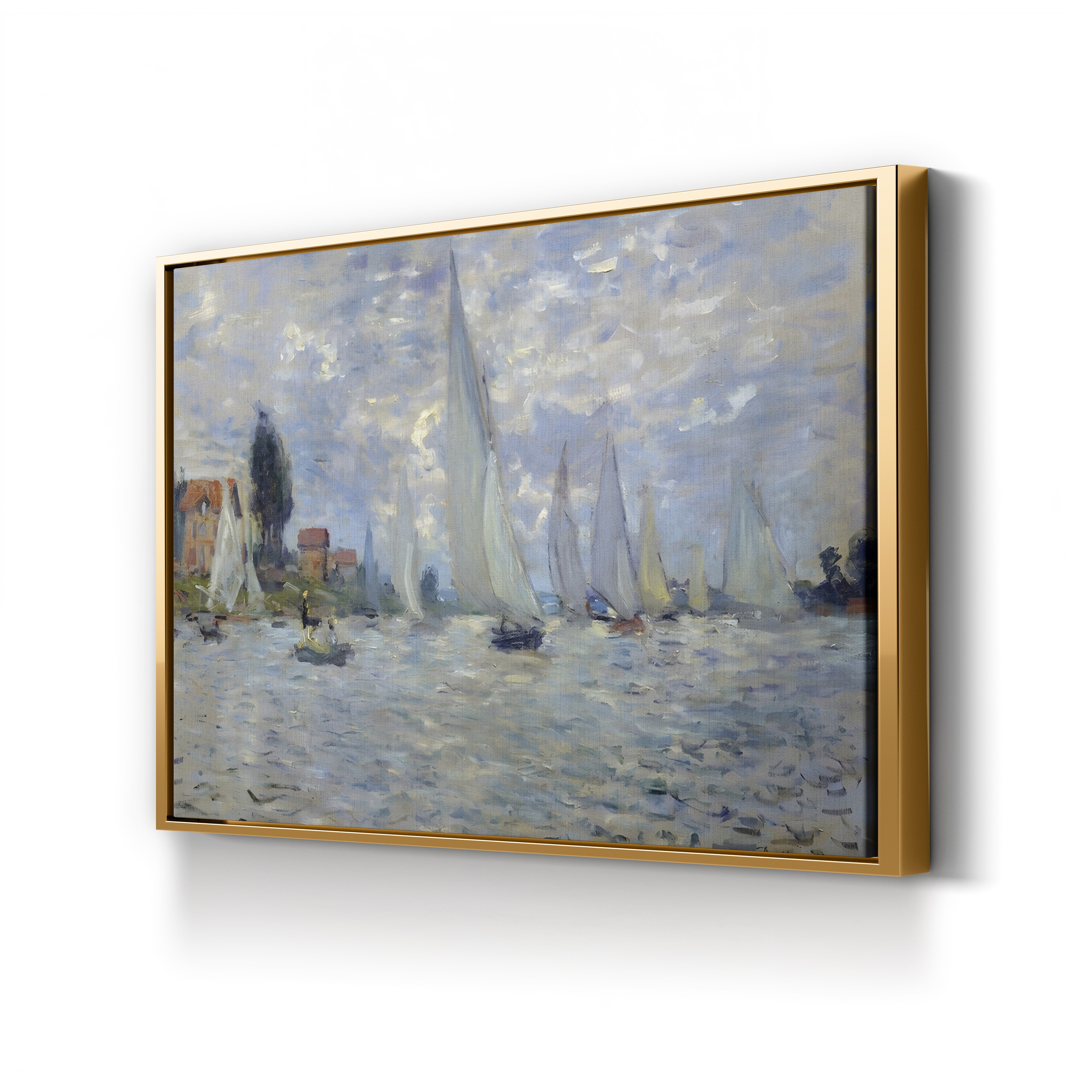 The Boats, Regatta at Argenteuil (Les Barques, régates à Argenteuil), 1874 by Claude Monet