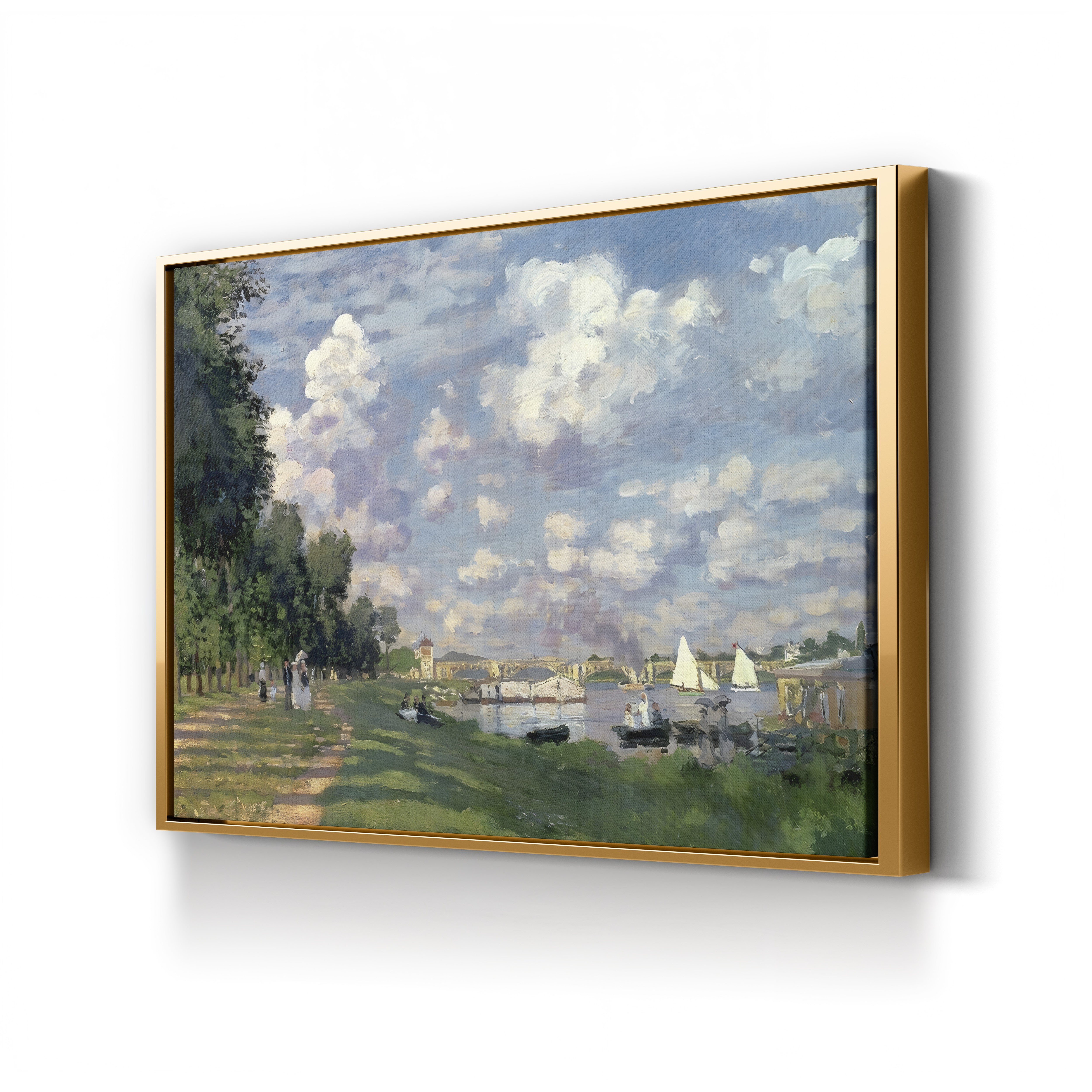 The Marina at Argenteuil, 1872 by Claude Monet