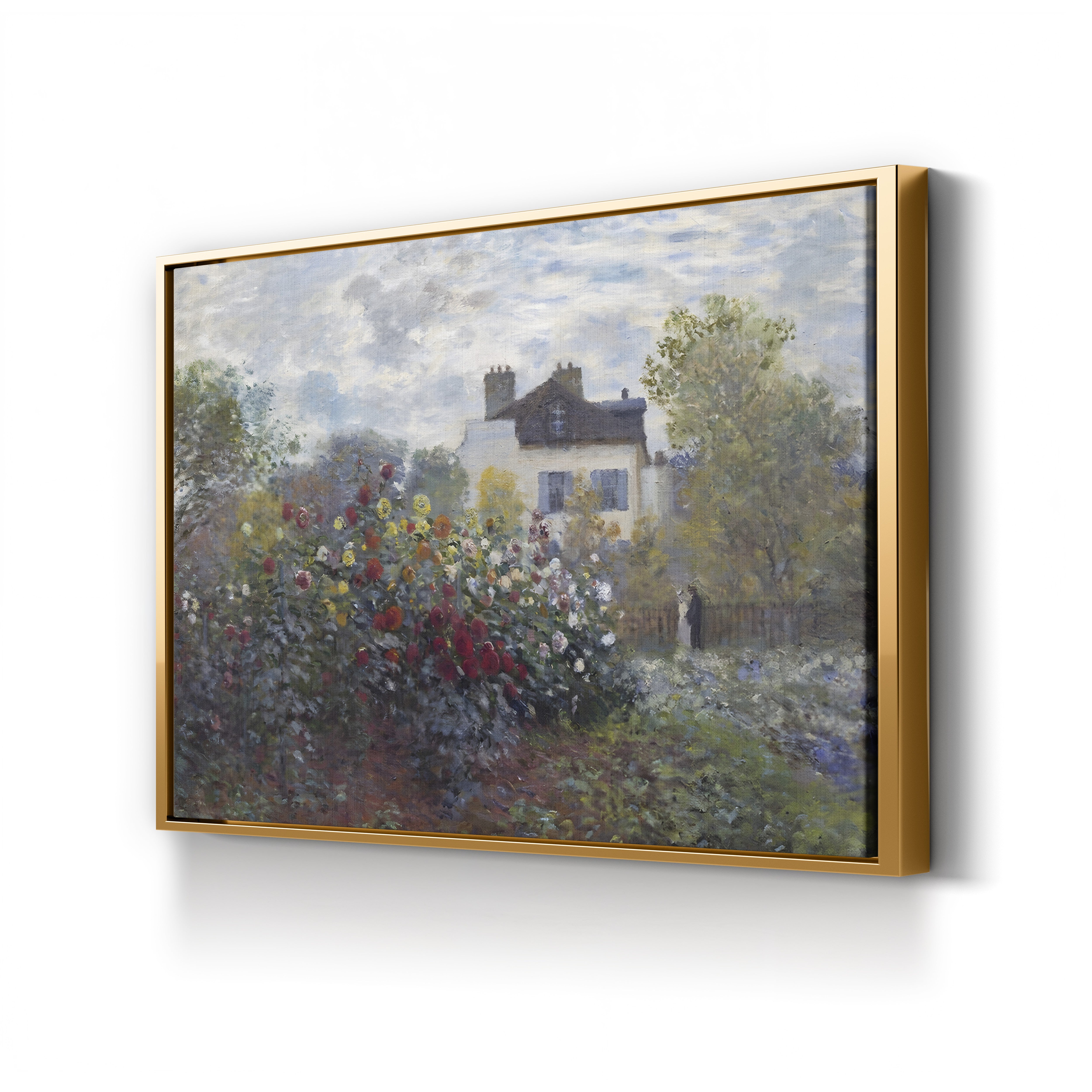 The Artist’s Garden in Argenteuil (Le Jardin de l’artiste à Argenteuil, un coin de jardin avec dahlias), 1873 by Claude Monet