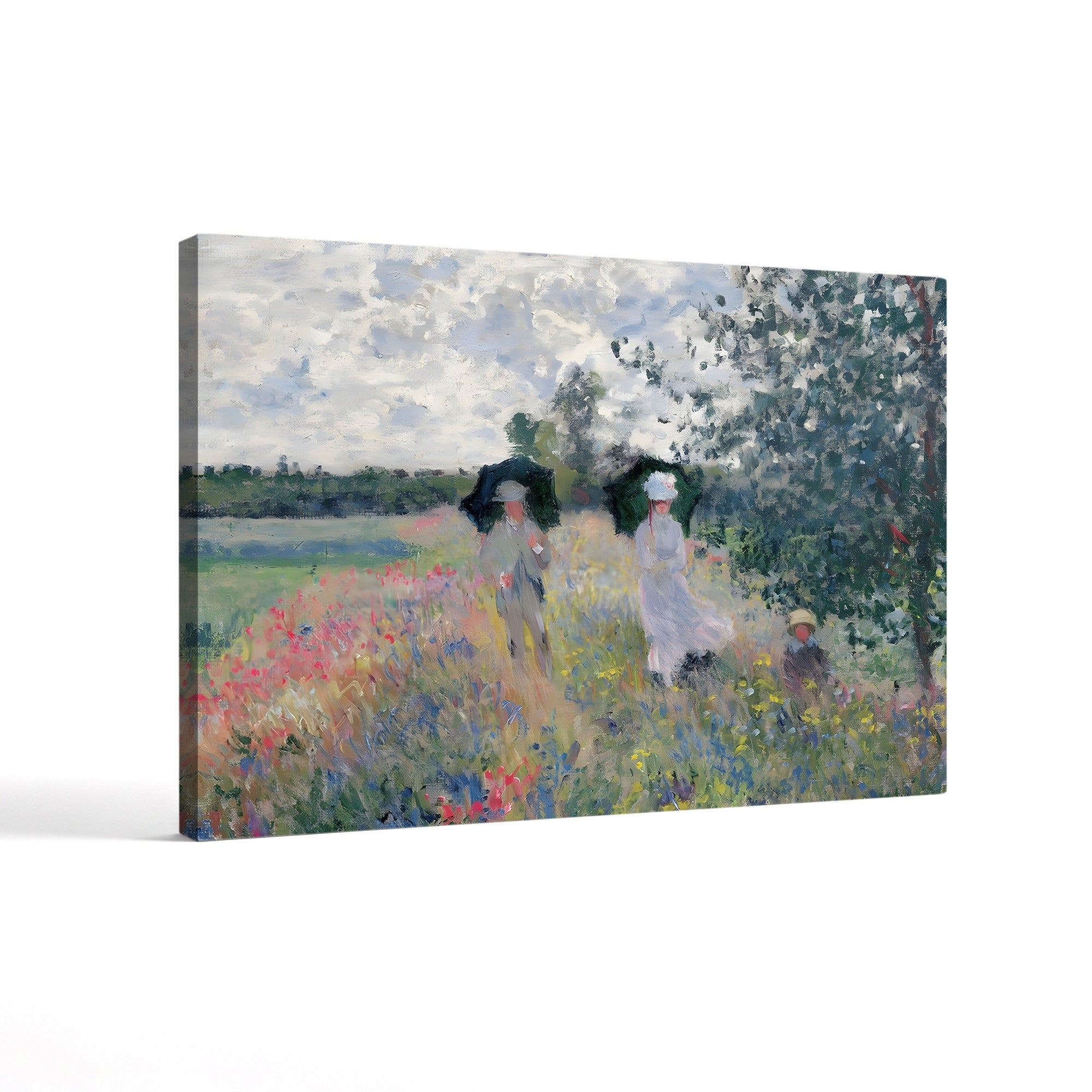 Promenade near Argenteuil (En promenade près d’Argenteuil), 1875 by Claude Monet