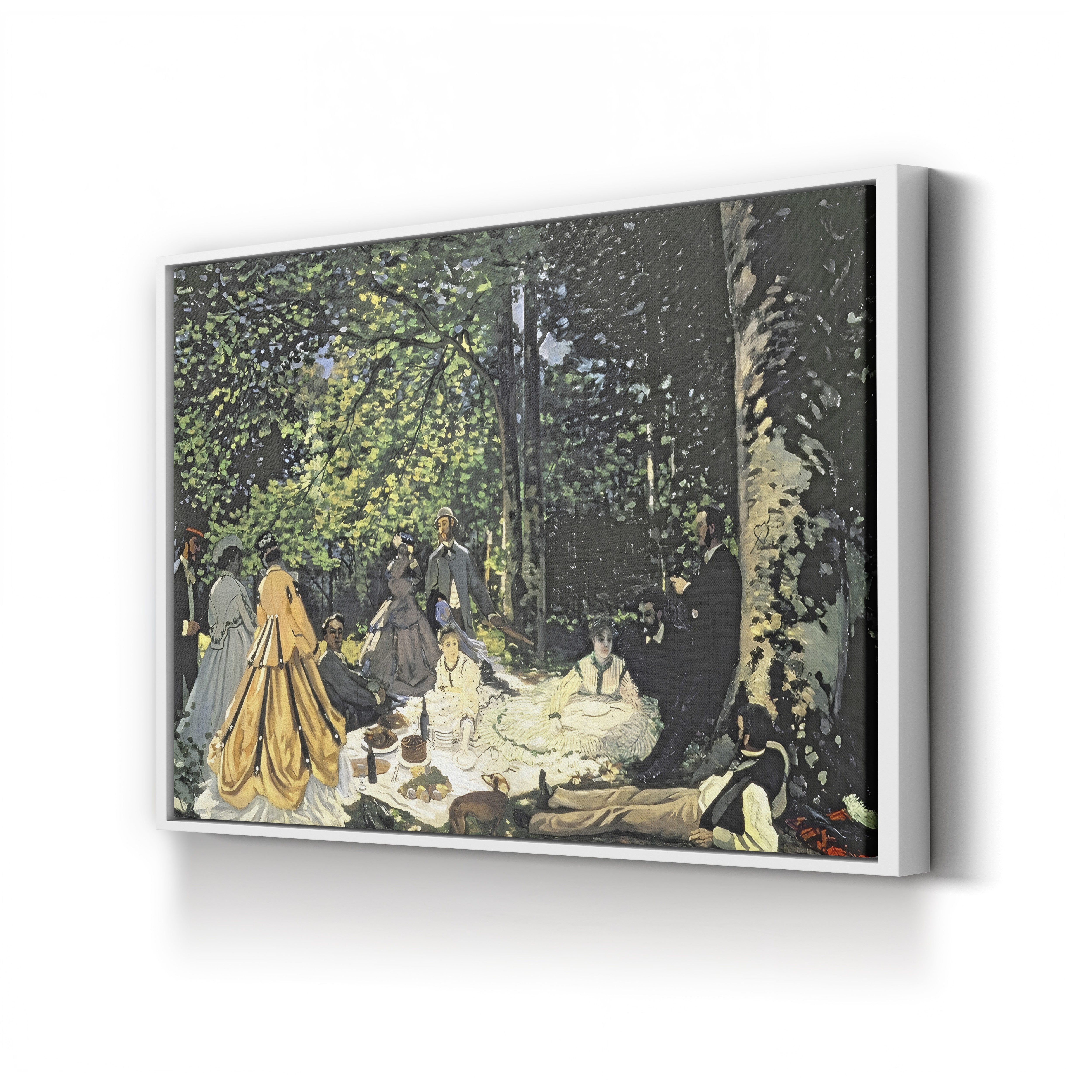 Luncheon on the Grass (Le Déjeuner sur l’herbe), 1865-66 by Claude Monet