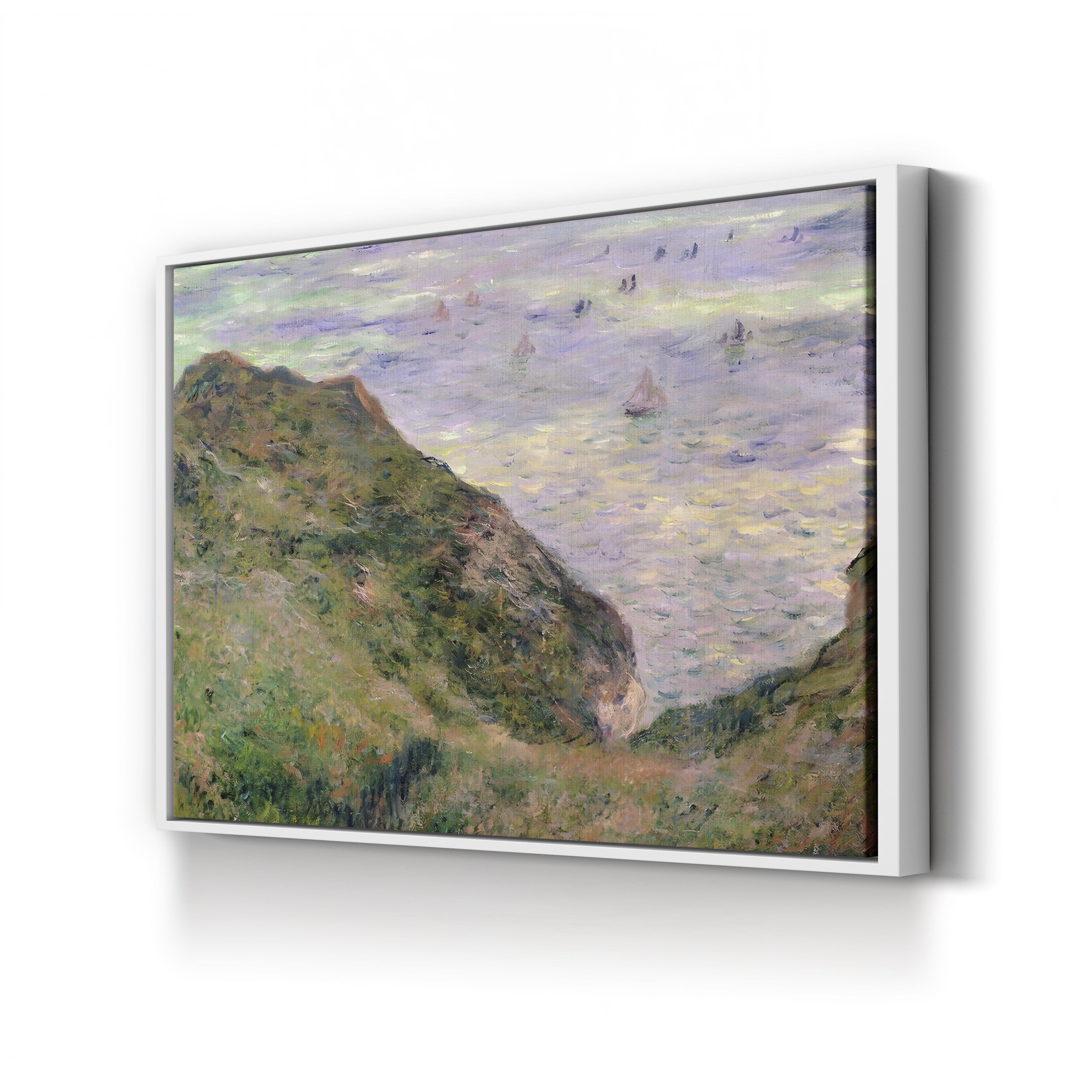On the Cliff at Pourville (Sur la falaise à Pourville), 1882 by Claude Monet