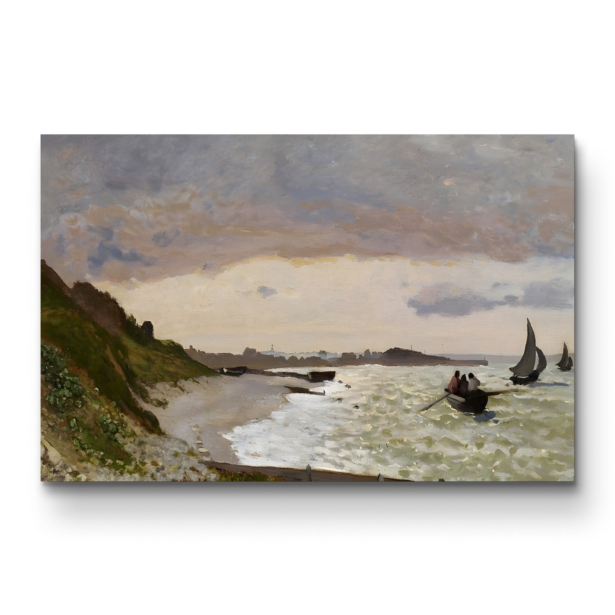 The Seashore at Sainte-Adresse (Le Bord de mer à Sainte-Adresse), 1864 by Claude Monet