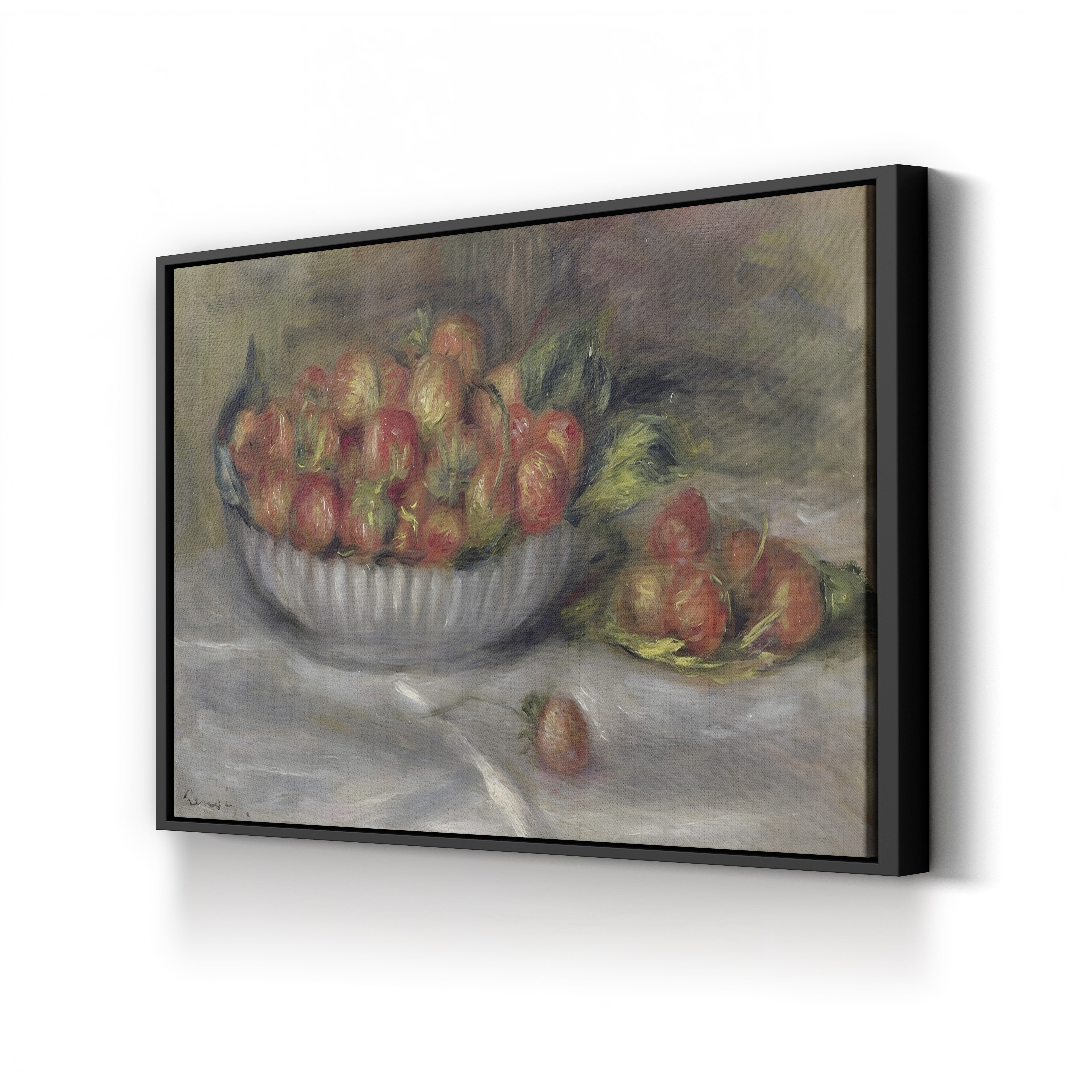 Still Life with Strawberries, 1914 – Renoir Wall Art | Impressionist Canvas