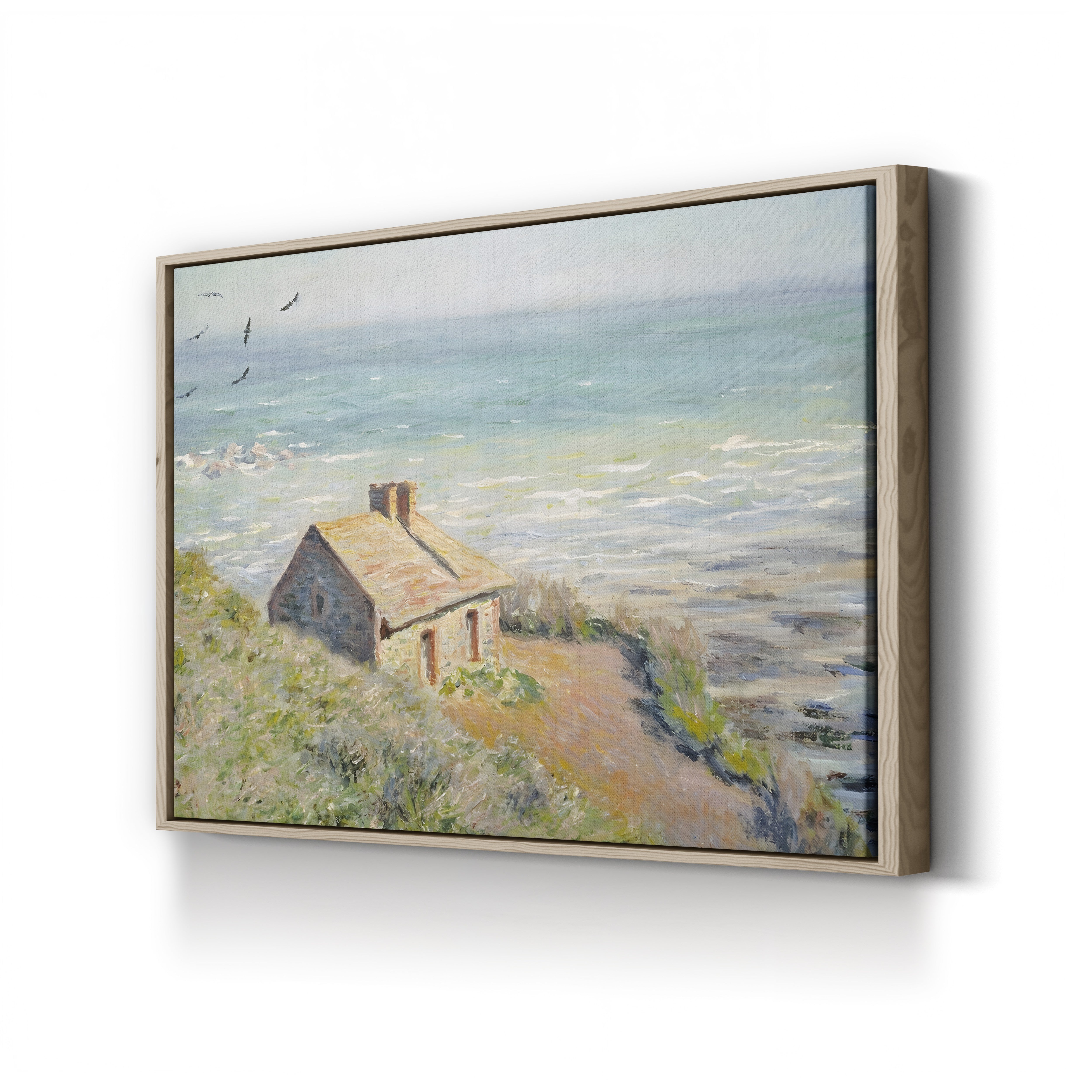 The Customs Hut, Morning (La Cabane du douanier, effet du matin), 1882 by Claude Monet