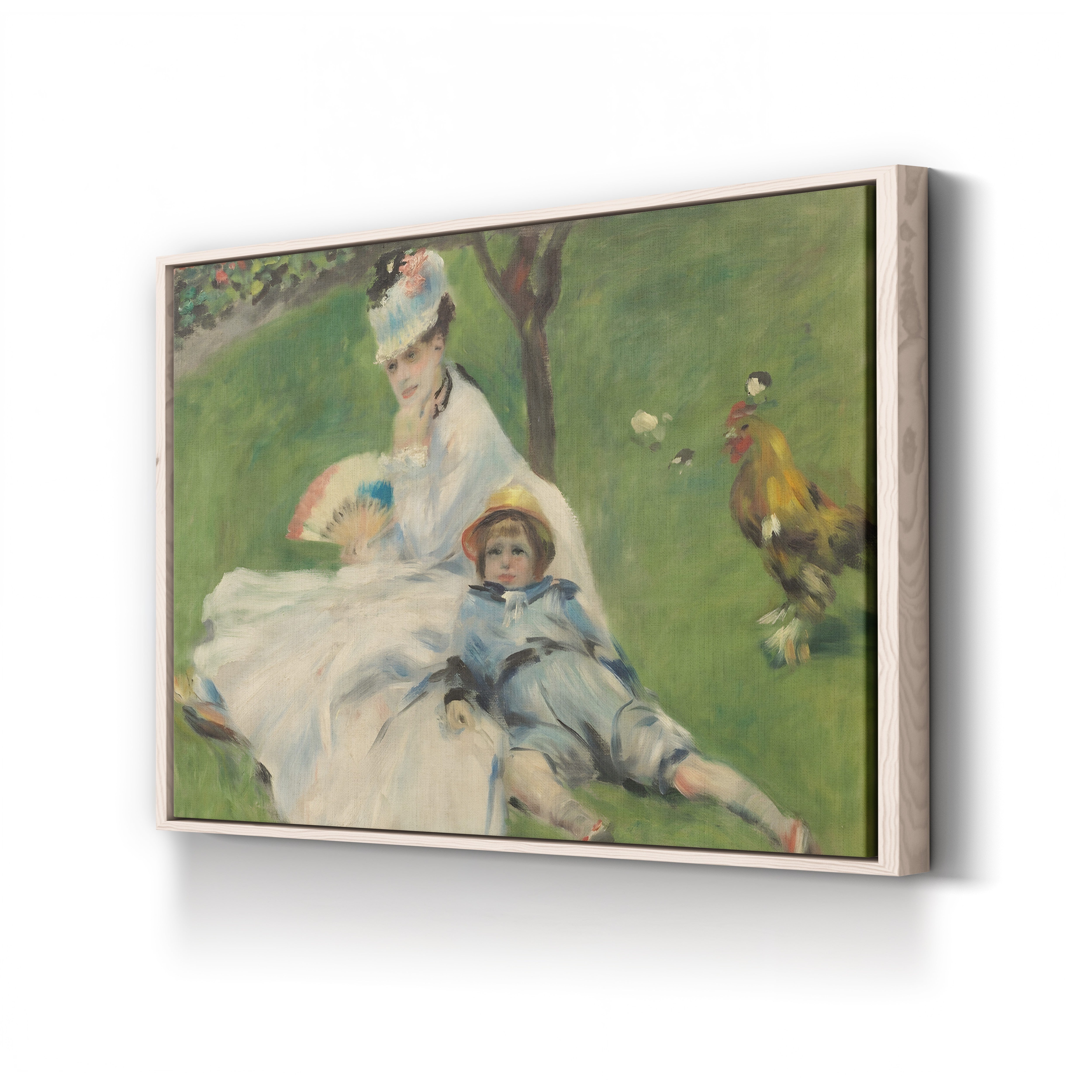 Madame Monet and Her Son, 1874 – Renoir Wall Art | Impressionist