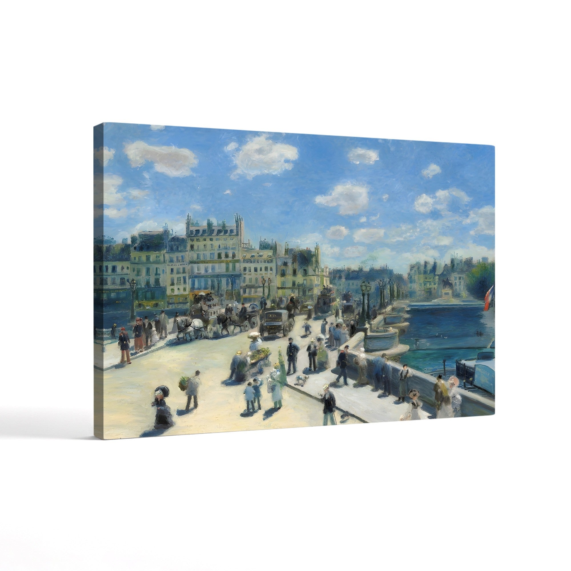 Pont Neuf, Paris, 1872 – Renoir Wall Art | Impressionist Cityscape Canvas