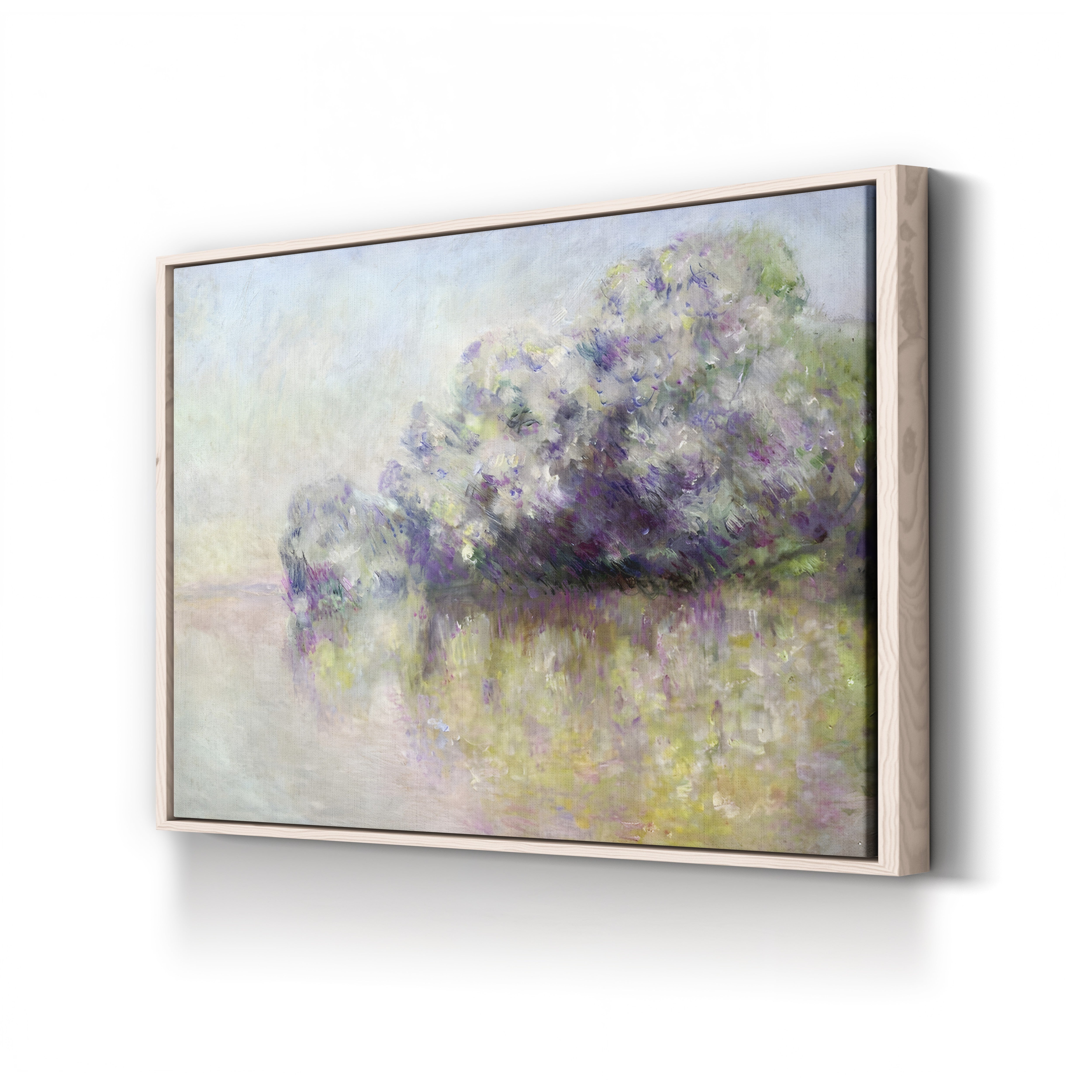 Île aux Orties near Vernon – Claude Monet Wall Art | Impressionist River Landscape Canvas Print