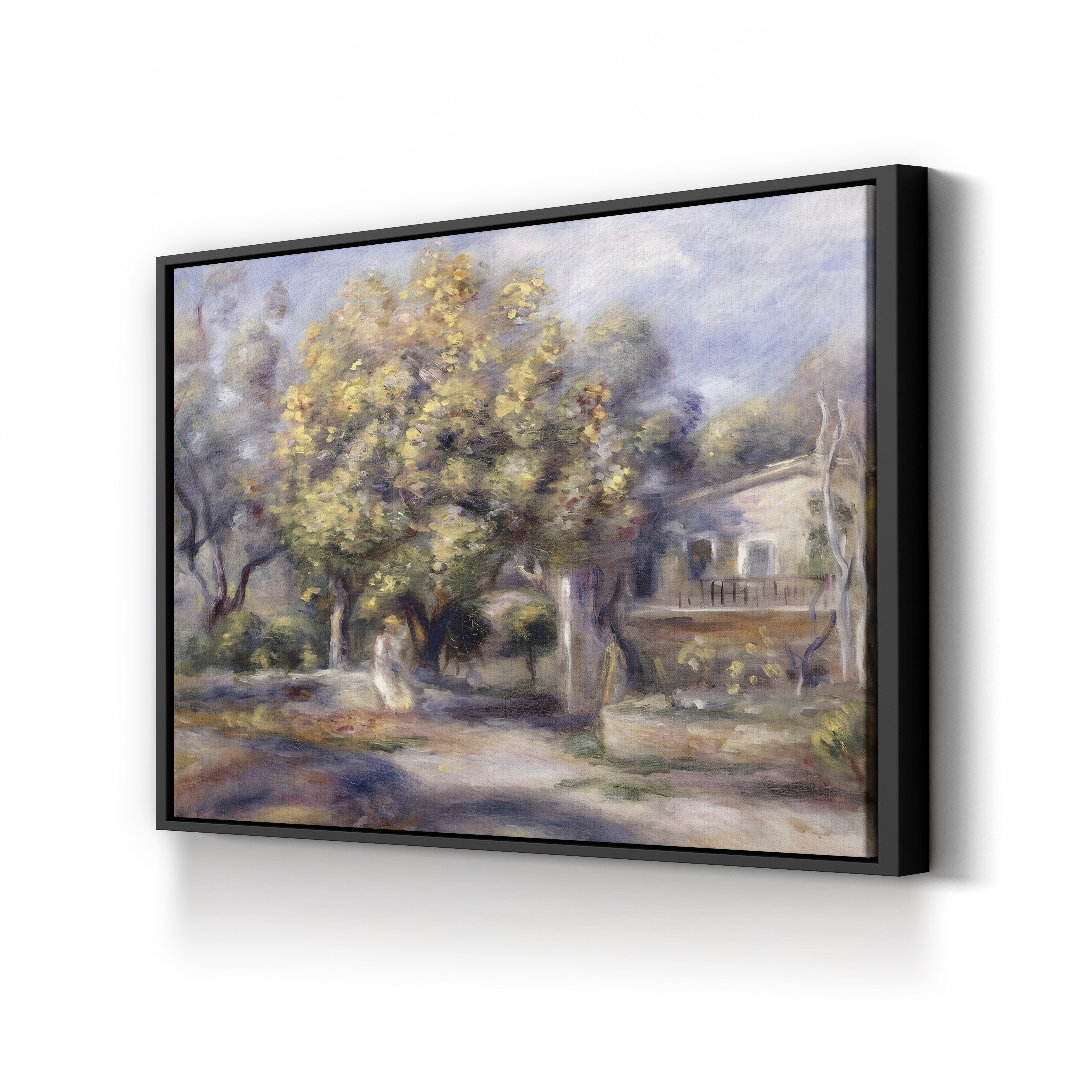 House at Cagnes, 1905 – Pierre-Auguste Renoir Wall Art | Late Impressionist Landscape Canvas Print