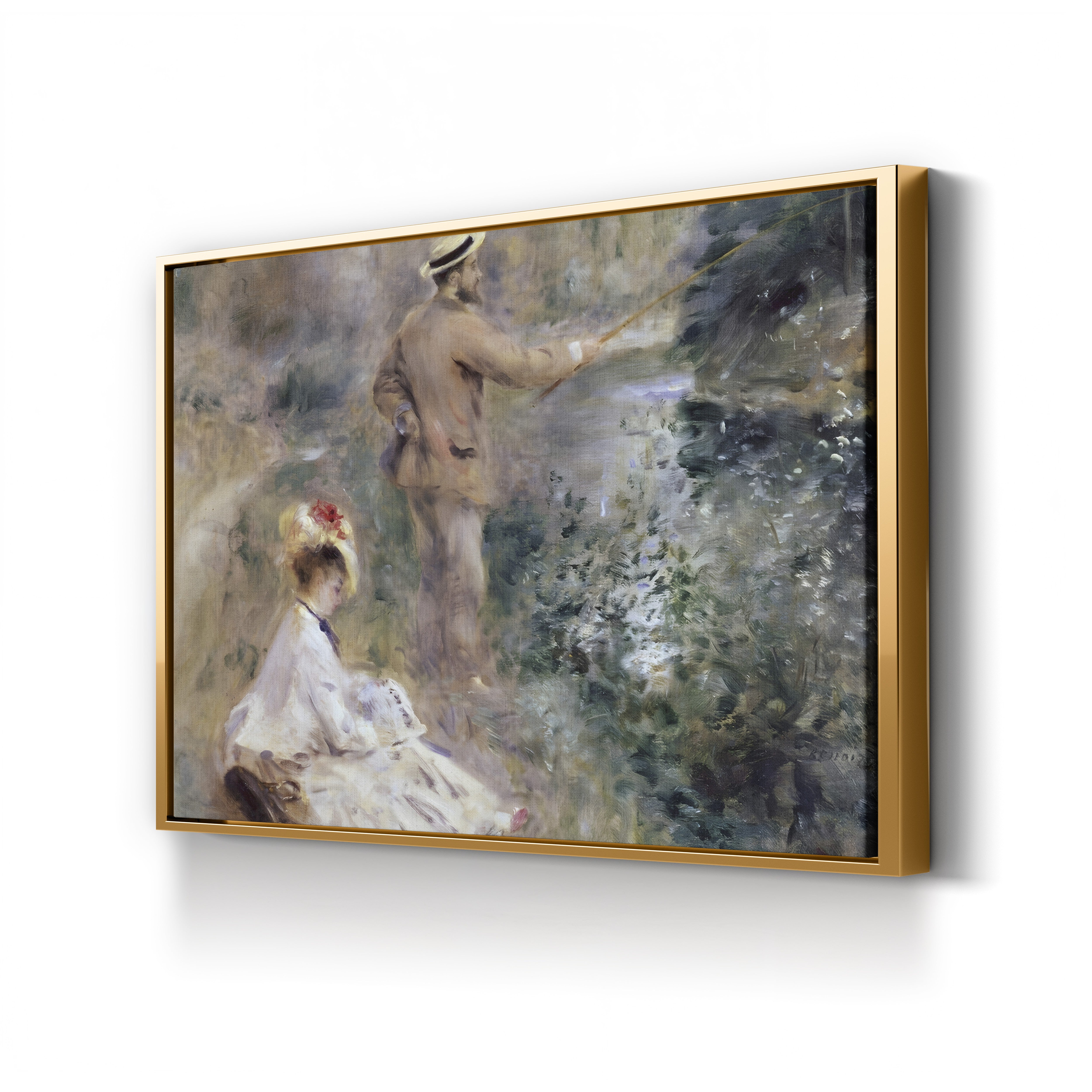 The Fisherman – Pierre-Auguste Renoir Wall Art | Impressionist Figural Canvas Print