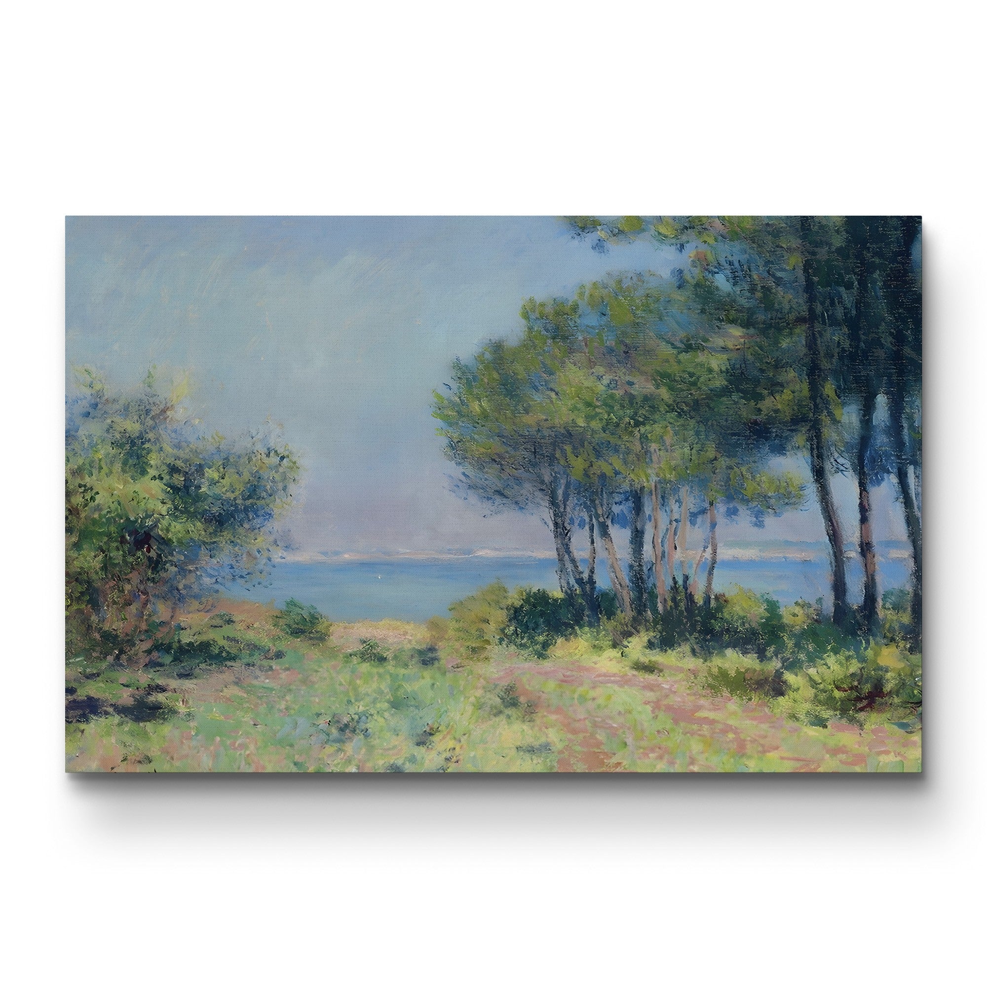Fir Trees at Varengeville (Les Sapins à Varengeville), 1882 – Claude Monet Wall Art | Impressionist Norman Clifftop Canvas Print