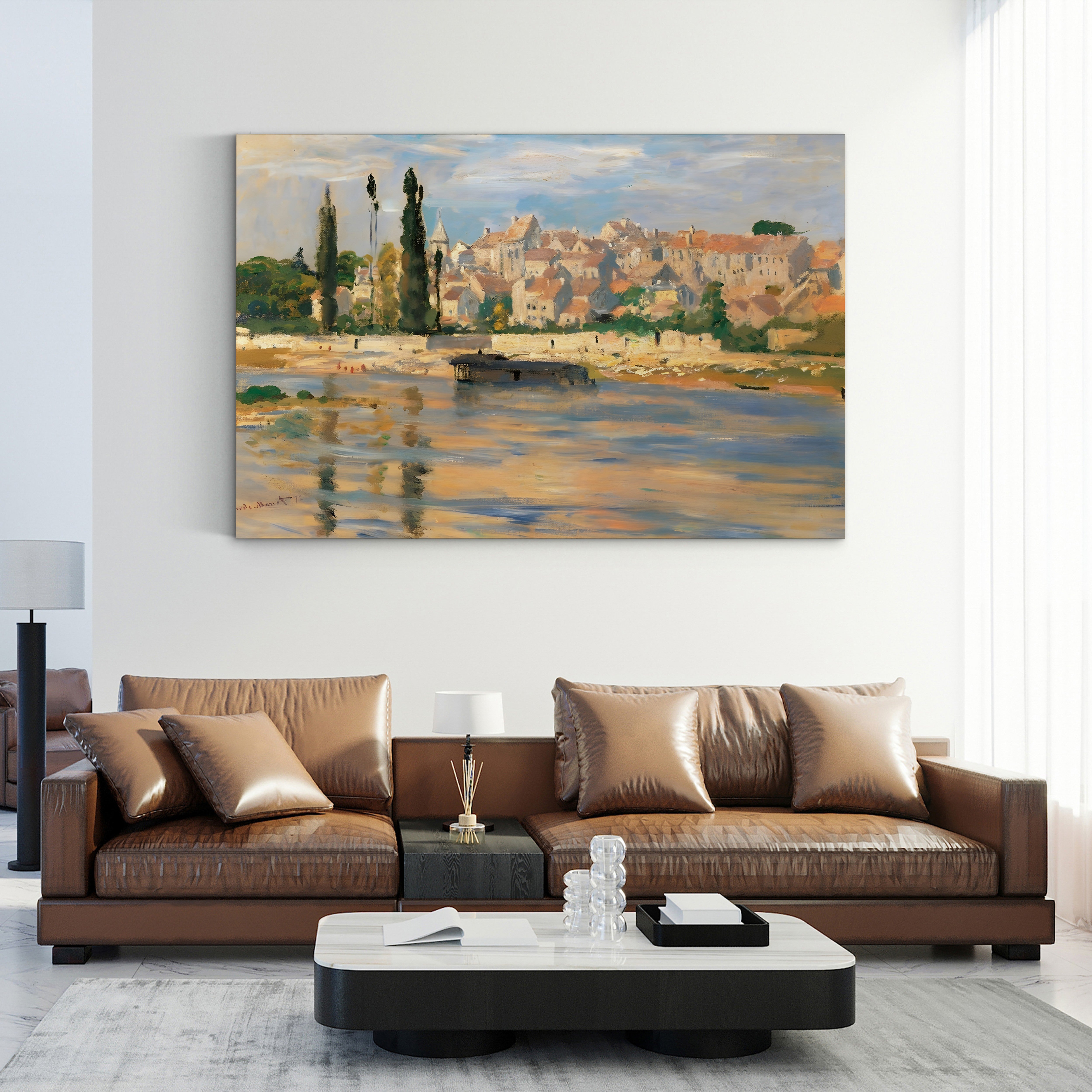 Carrières-Saint-Denis, 1872 – Claude Monet Wall Art | Musée d'Orsay Impressionist Seine Canvas Print