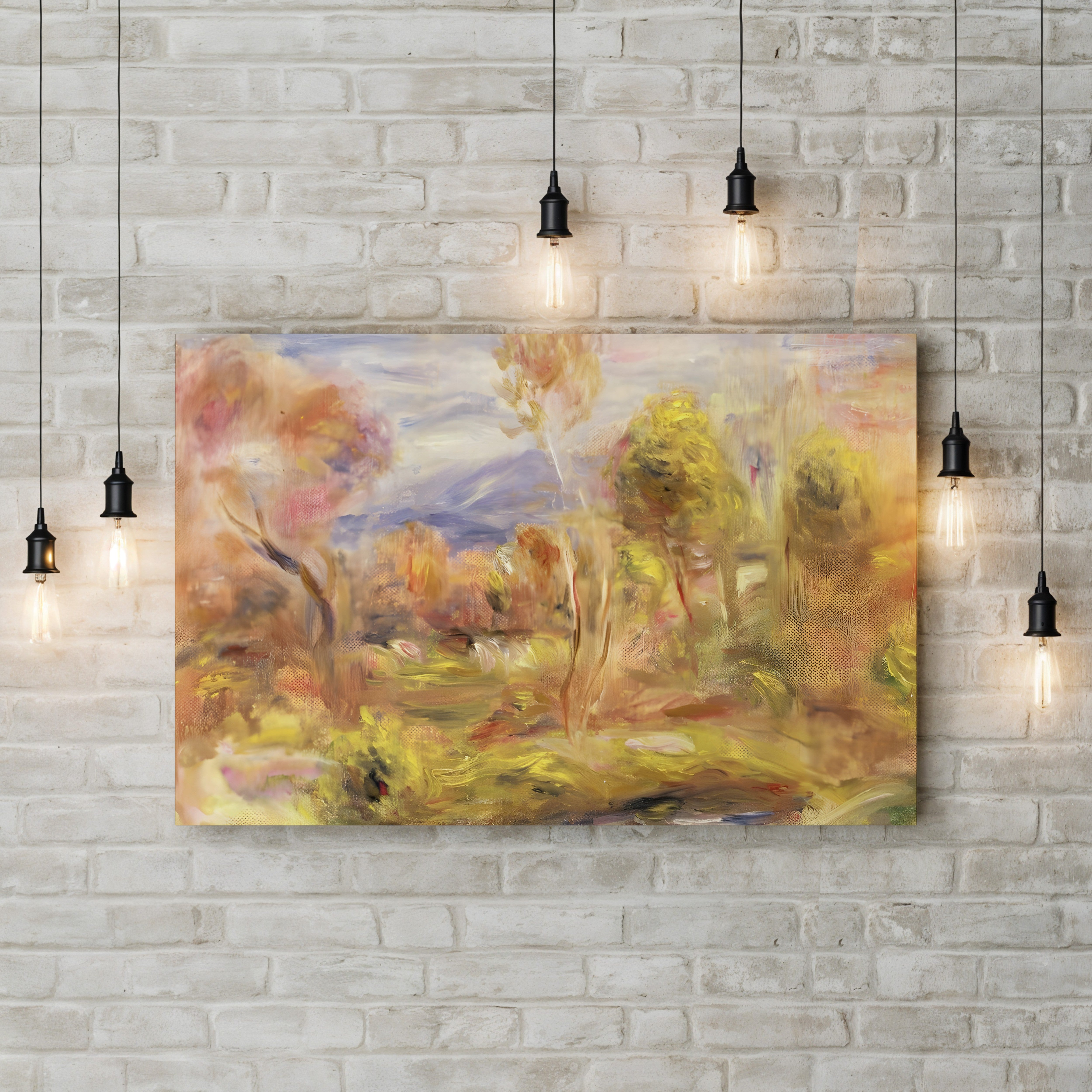 Glade, 1909 – Pierre-Auguste Renoir Wall Art | Late Impressionist Landscape Canvas Print