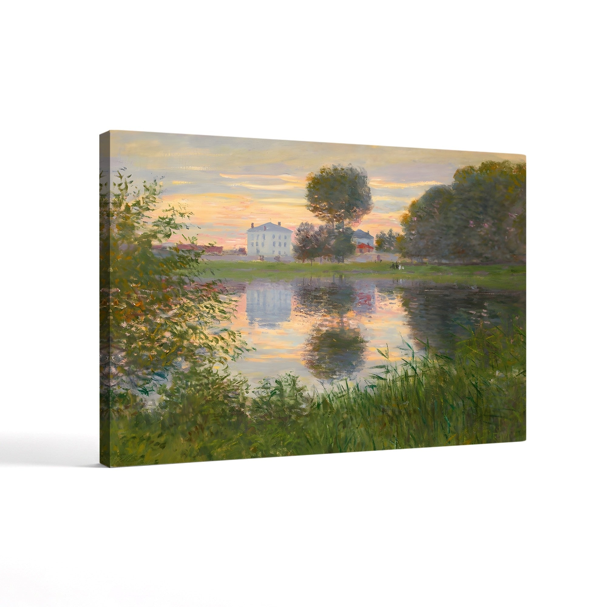 Ball-Shaped Tree, Argenteuil, 1876 – Claude Monet Wall Art | Impressionist Landscape Canvas Print