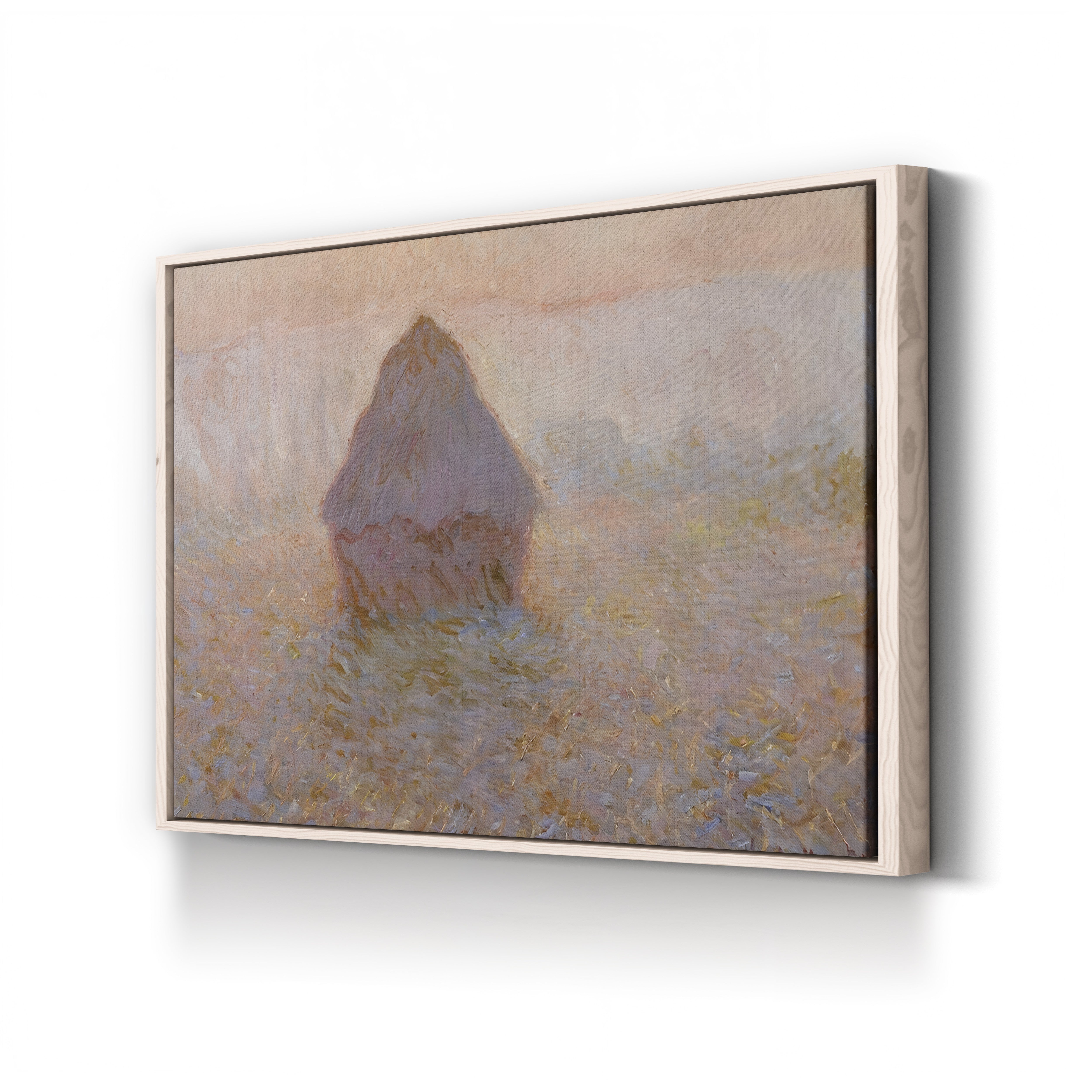 Grainstack, Sun in the Mist, 1891 – Claude Monet Wall Art | Impressionist Series Canvas Print