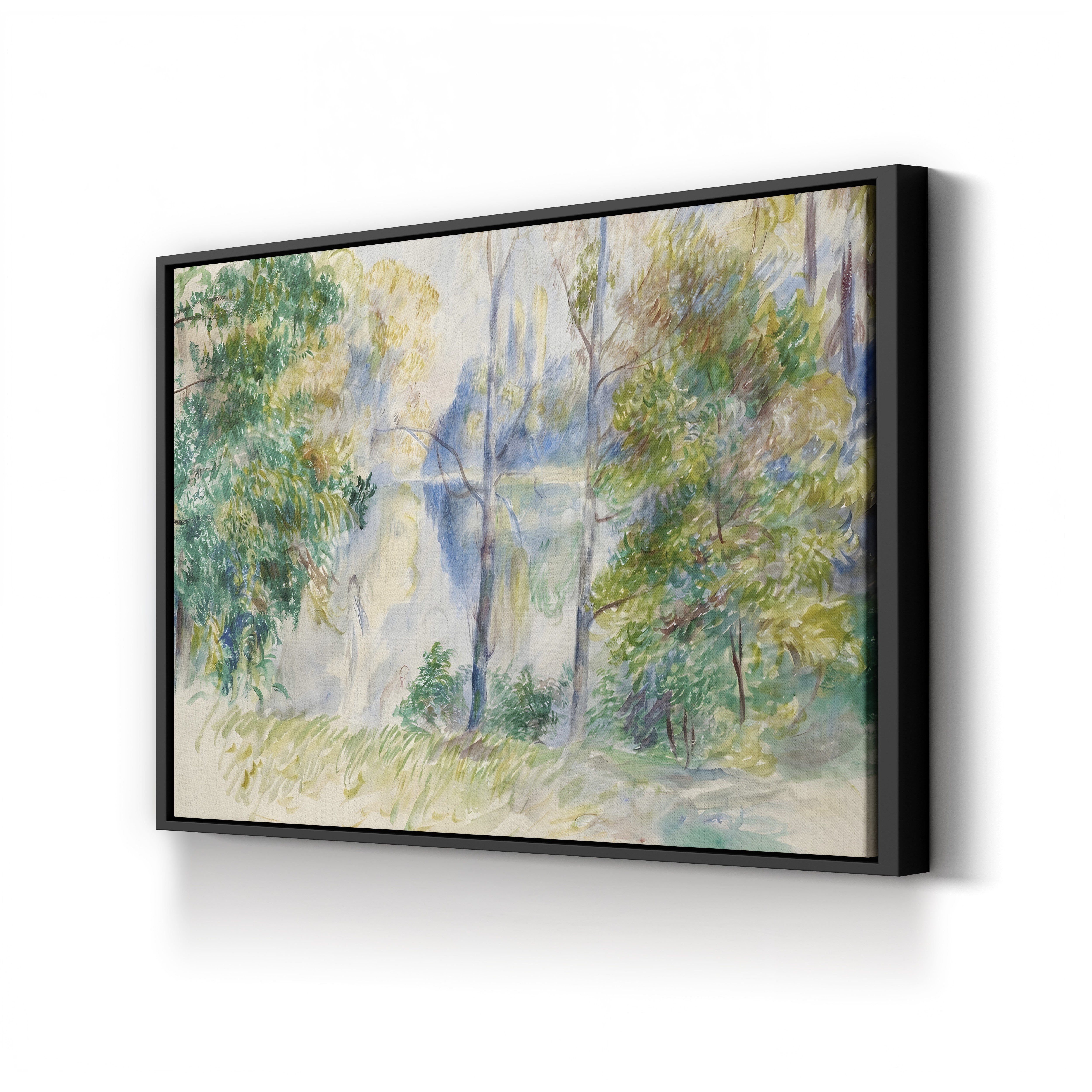 View of a Park, 1885 – Pierre-Auguste Renoir Wall Art | Impressionist Garden Canvas Print