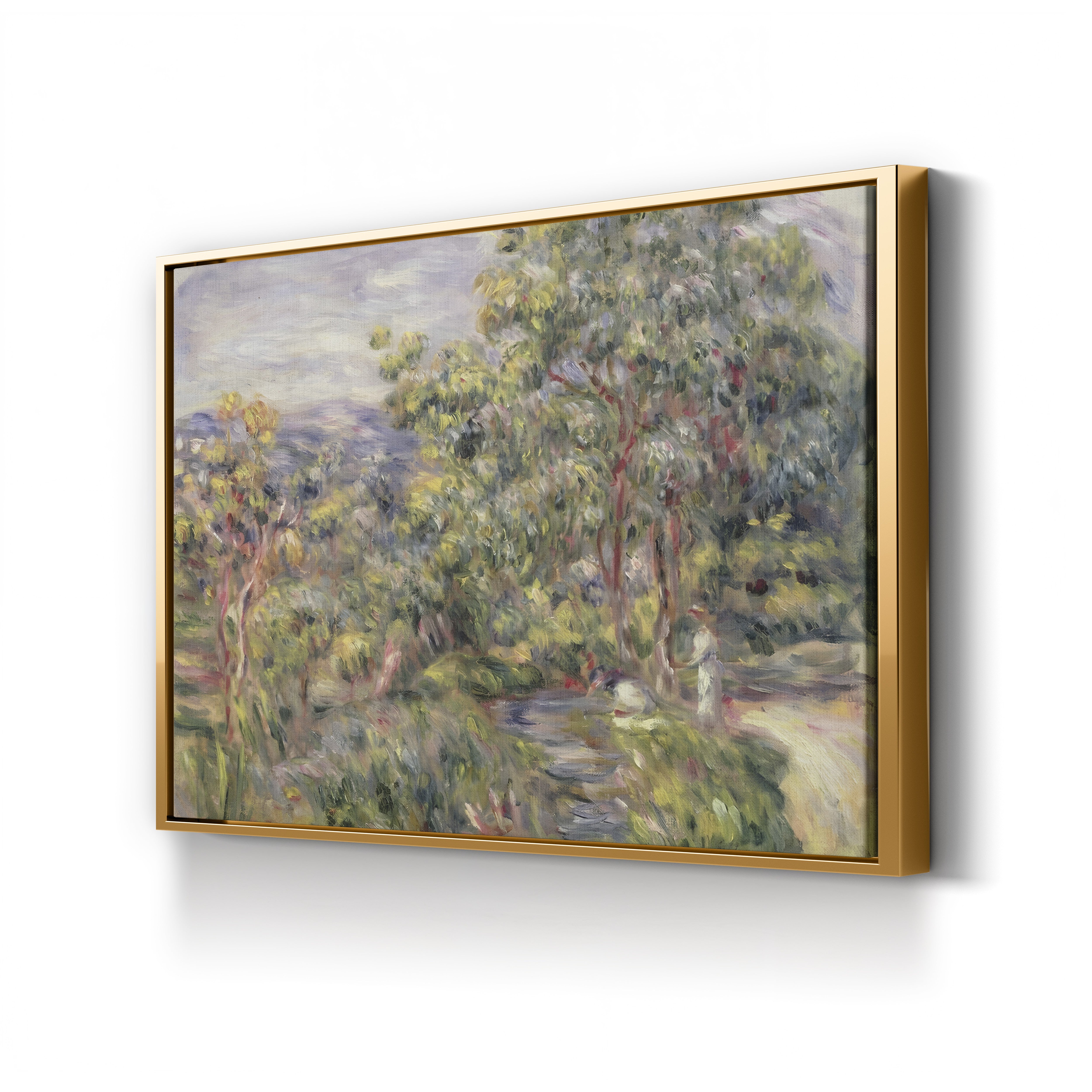 View of Cagnes, 1900 – Pierre-Auguste Renoir Wall Art | Impressionist Provence Canvas Print