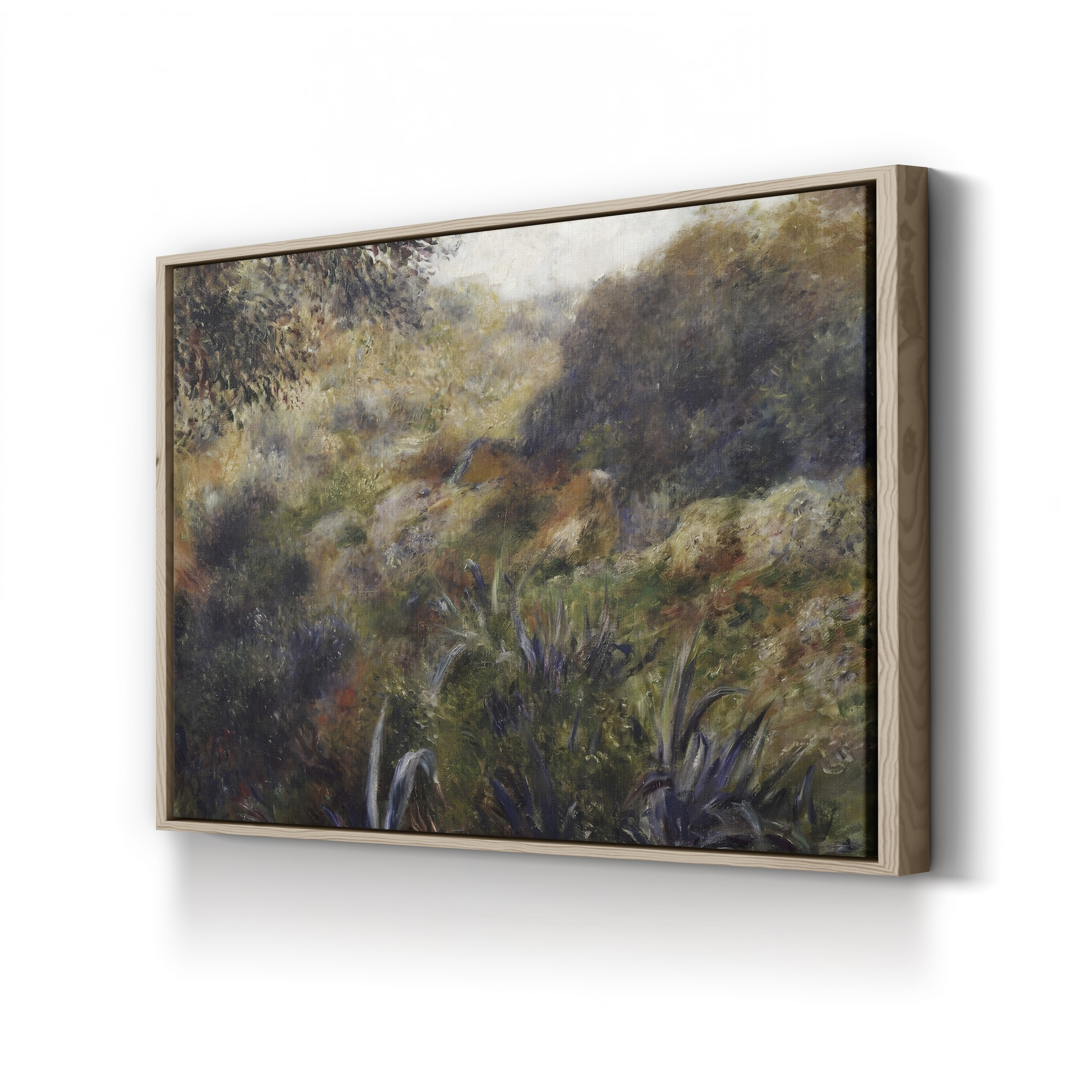 Algerian Landscape, 1881 – Pierre-Auguste Renoir Wall Art | Impressionist Landscape Canvas Print