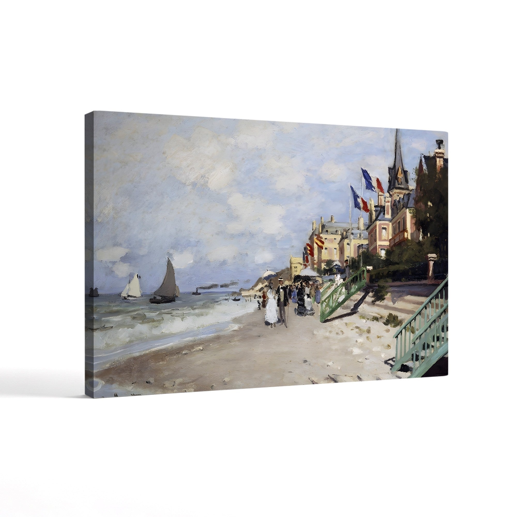 The Beach at Trouville (La Plage à Trouville), 1870 by Claude Monet