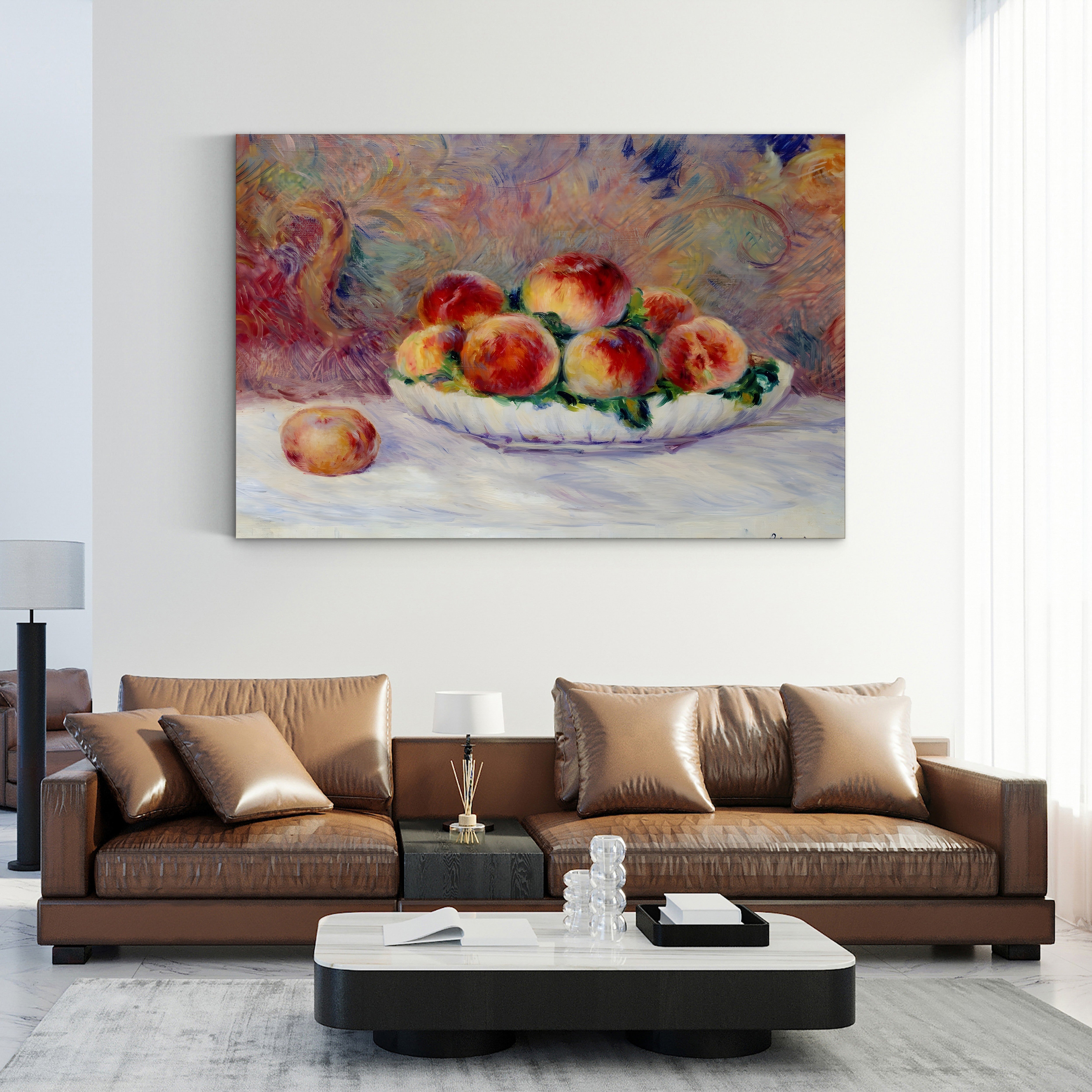Peaches – Renoir Wall Art | Impressionist Still Life Canvas