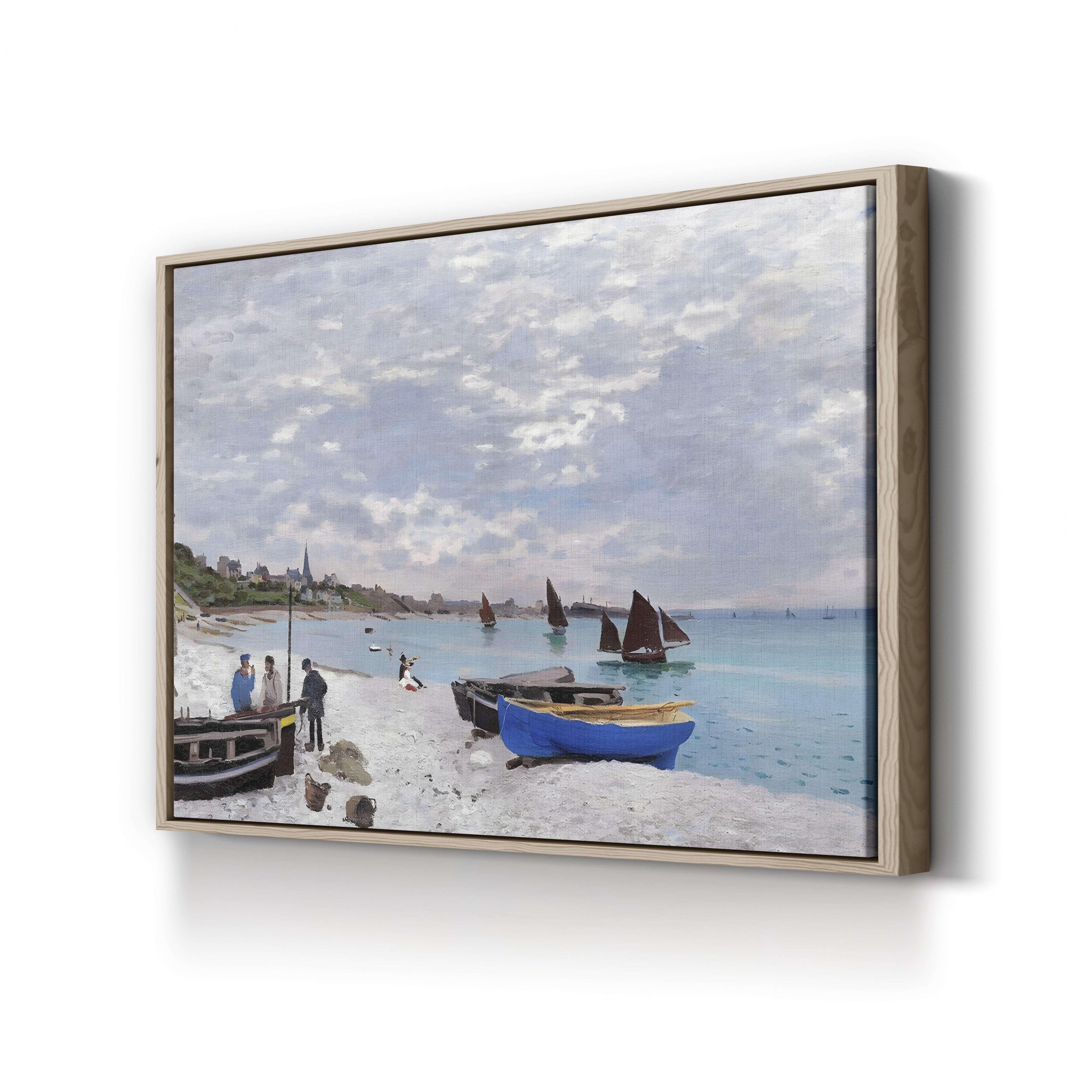 The Beach at Sainte-Adresse (La Plage de Sainte-Adresse), 1867 by Claude Monet