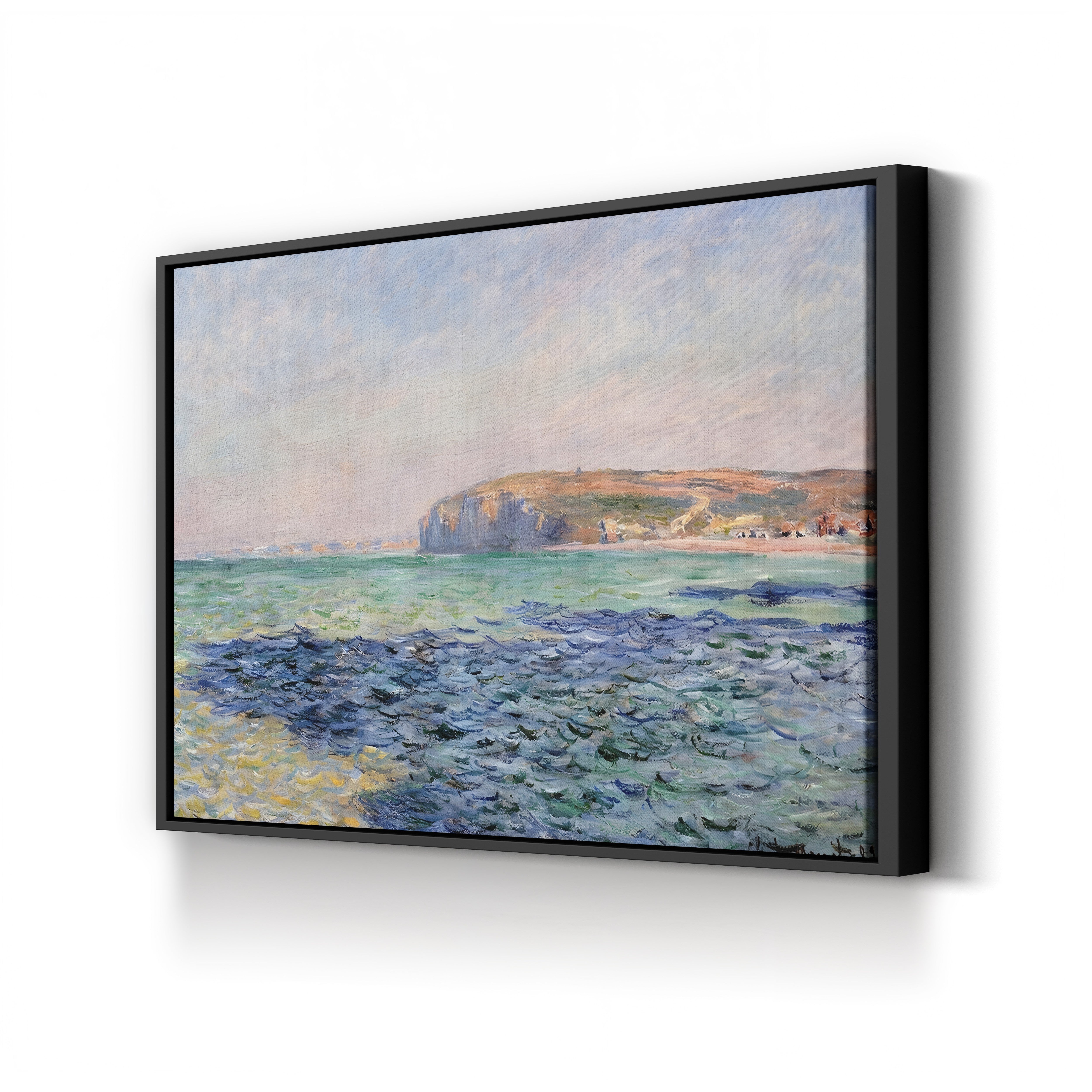 Shadows on the Sea. The Cliffs at Pourville (Ombres sur la mer. Les falaises à Pourville), 1882 by Claude Monet