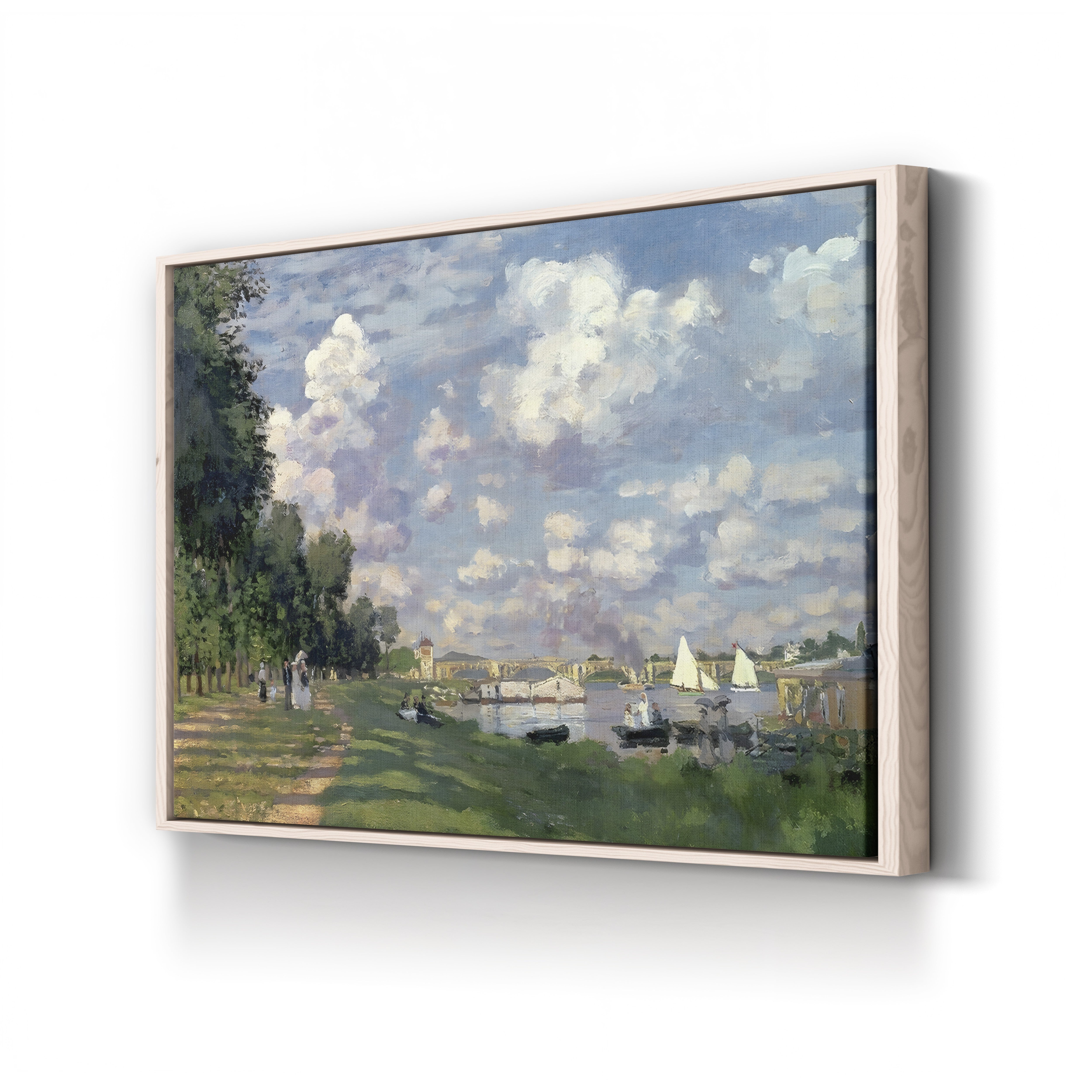 The Marina at Argenteuil, 1872 by Claude Monet