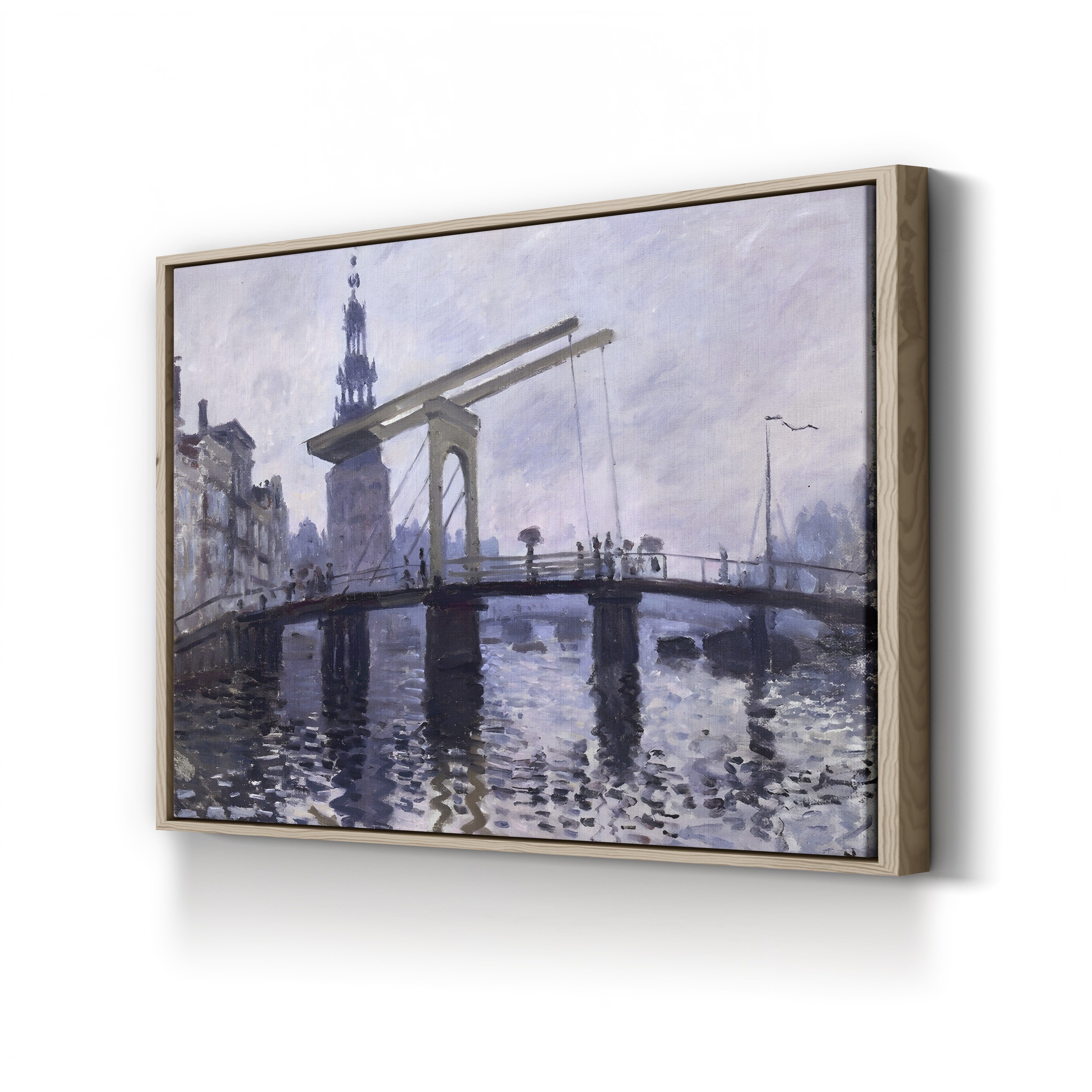 The Bridge, Amsterdam (Le Pont, Amsterdam), 1874 by Claude Monet