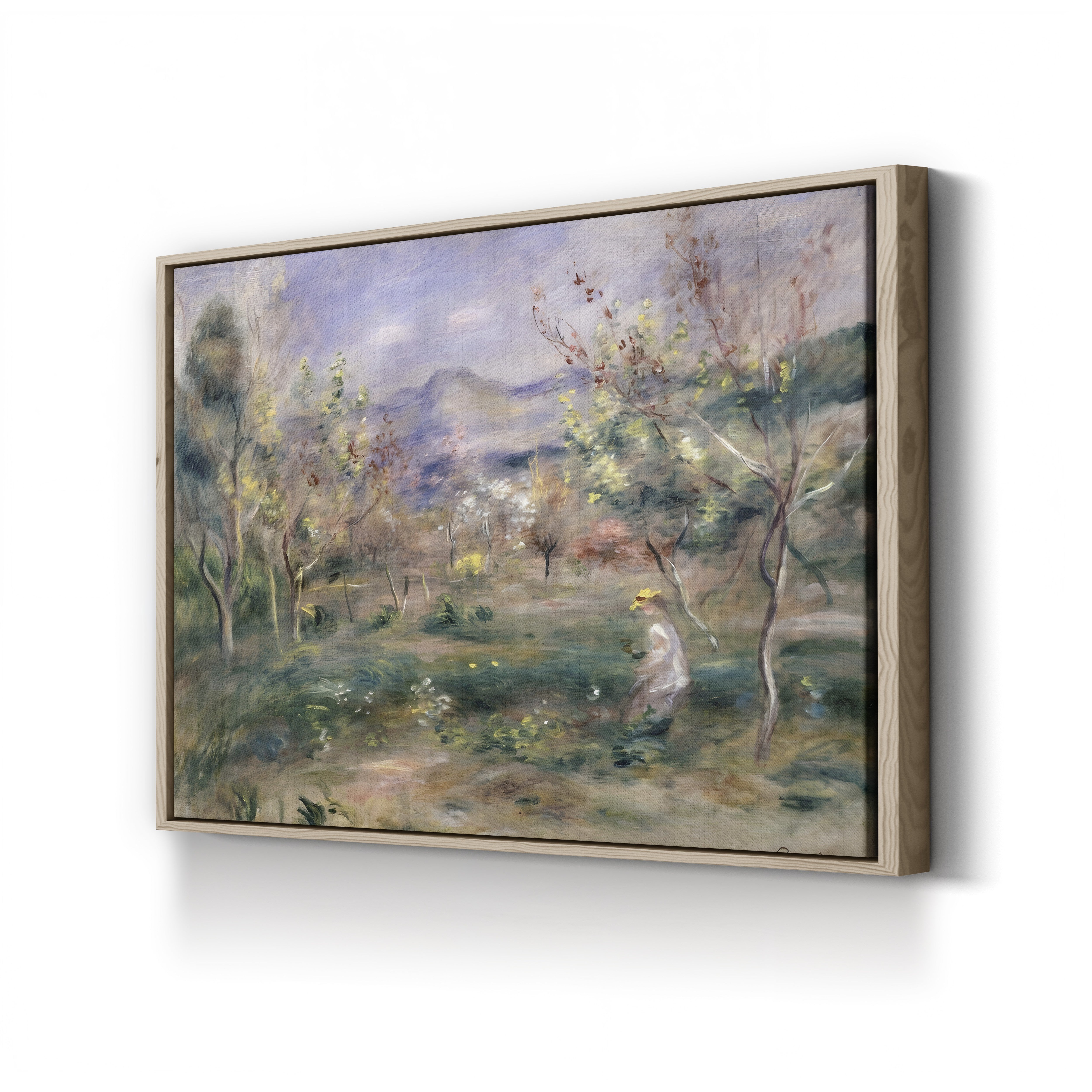 Orchard in Spring – Renoir Wall Art | Impressionist Landscape Canvas