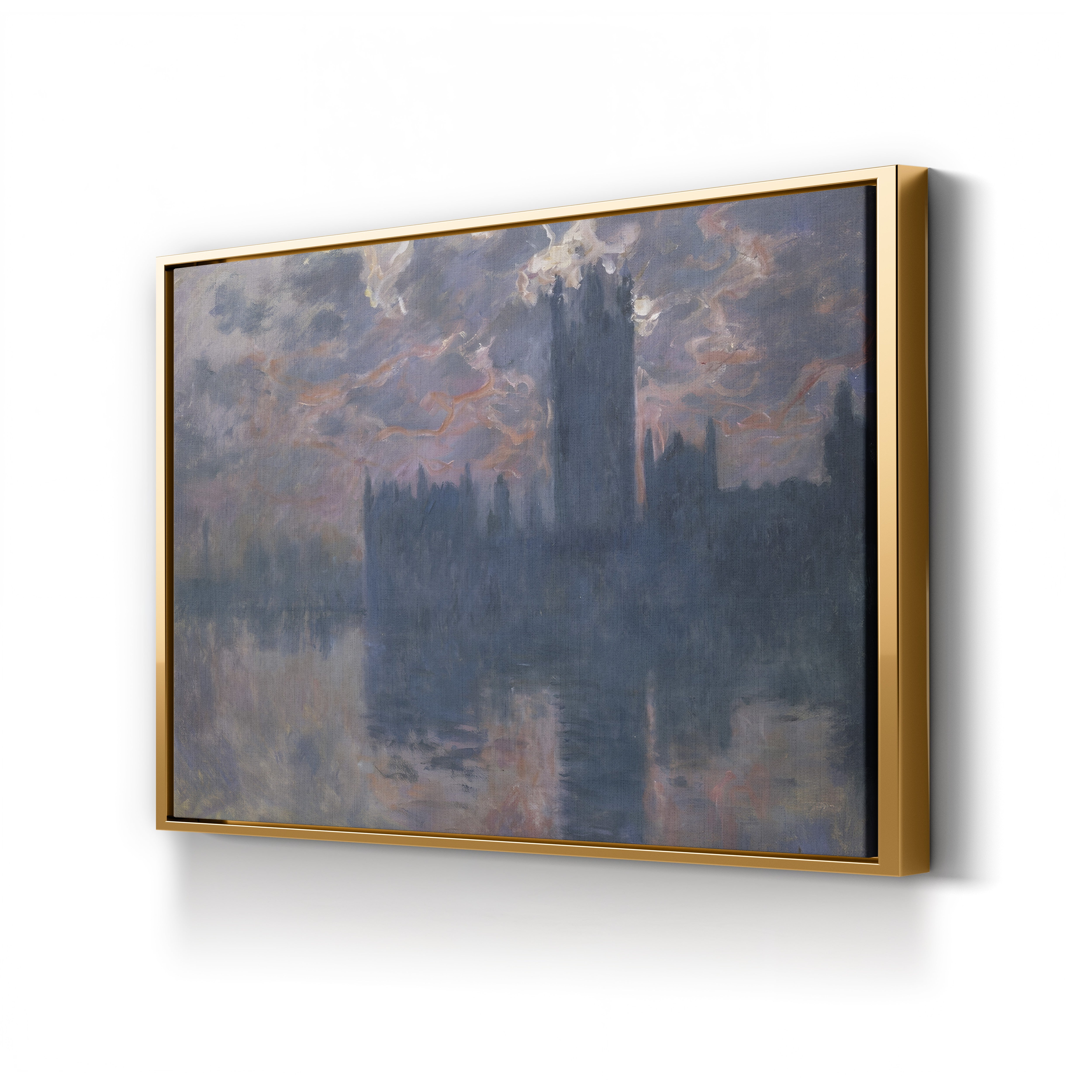 Houses of Parliament, Sunset, 1902 – Claude Monet Wall Art | Impressionist London Series Canvas Print
