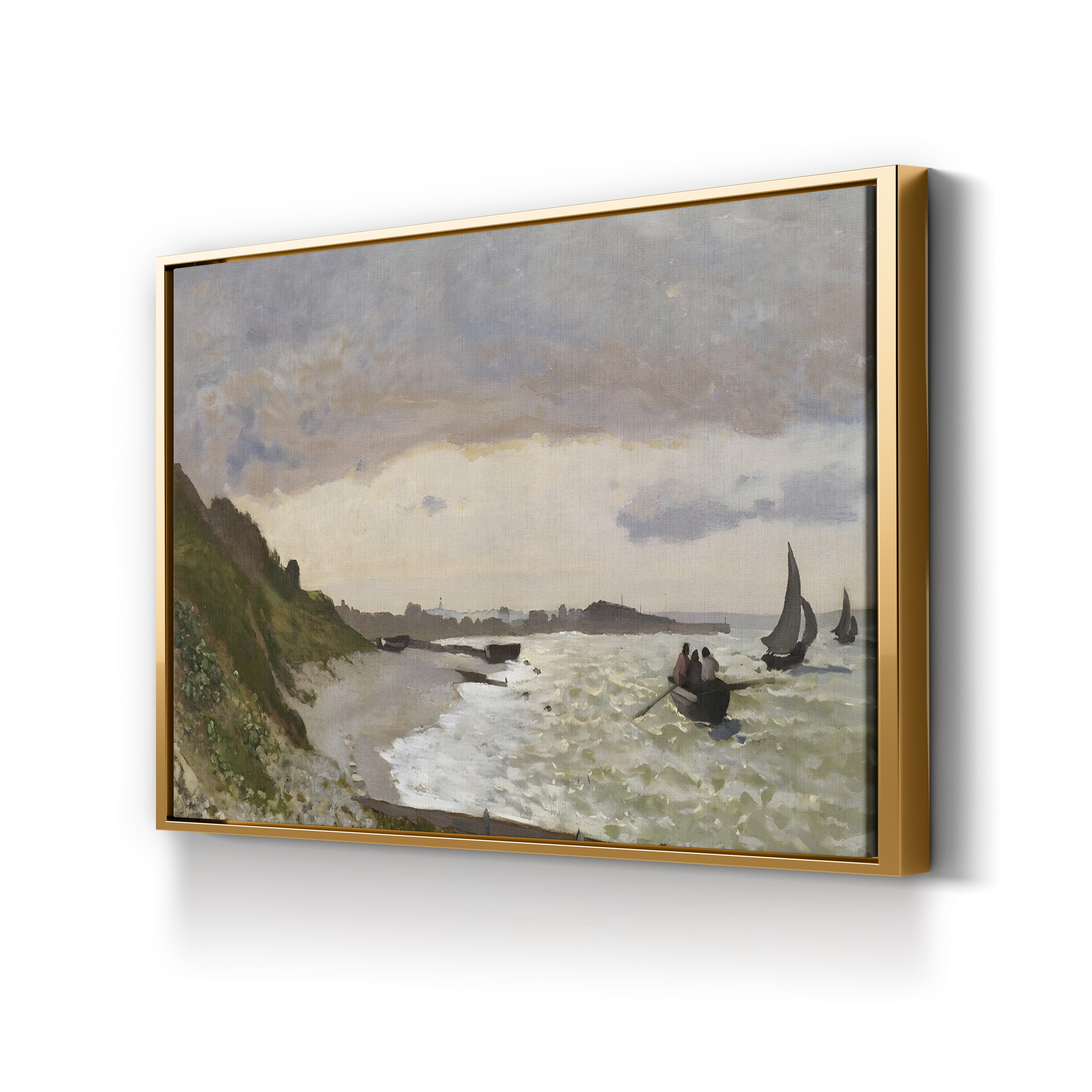 The Seashore at Sainte-Adresse (Le Bord de mer à Sainte-Adresse), 1864 by Claude Monet