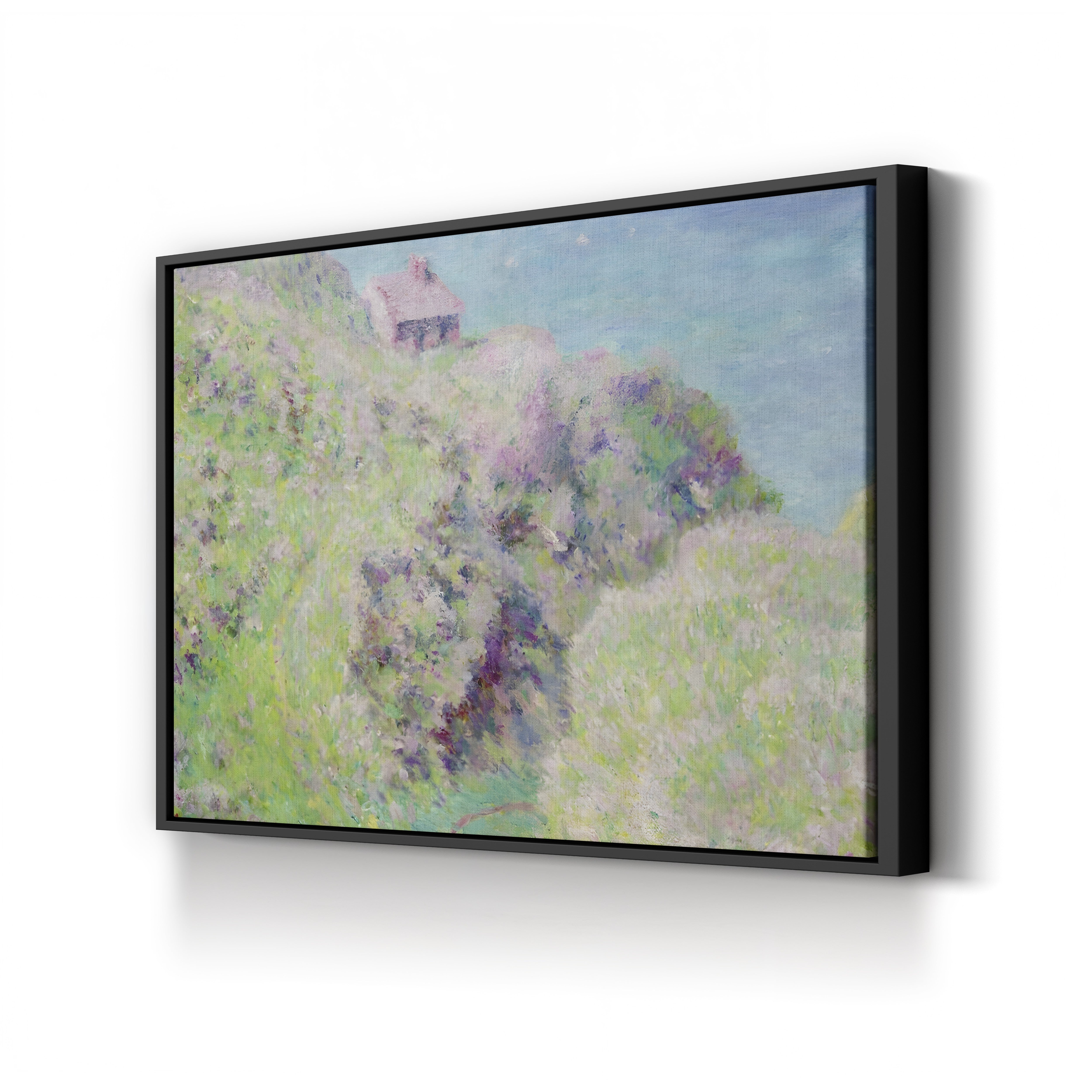 Customs House at Varengeville, 1897 – Claude Monet Wall Art | Impressionist Coastal Canvas Print