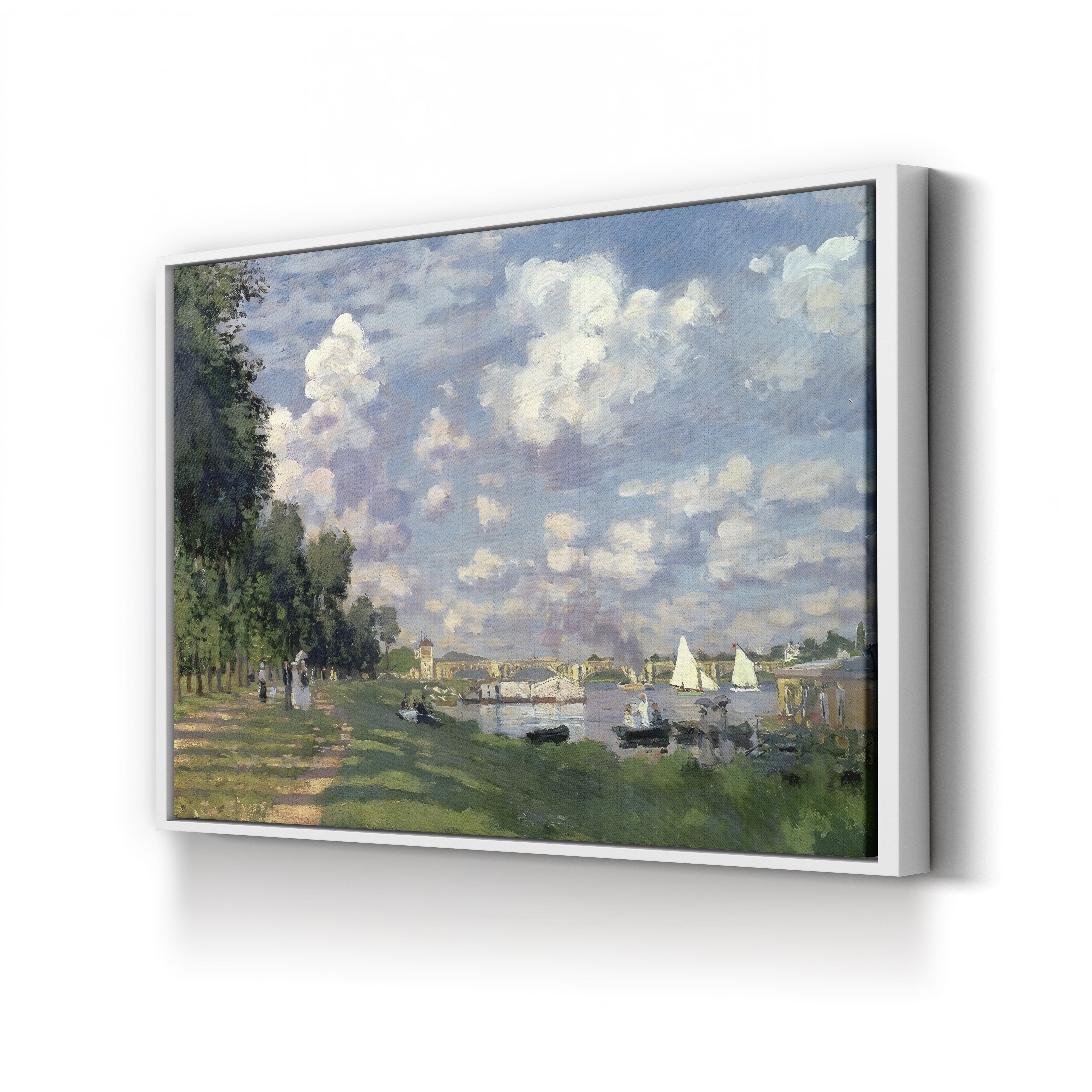 The Marina at Argenteuil, 1872 by Claude Monet