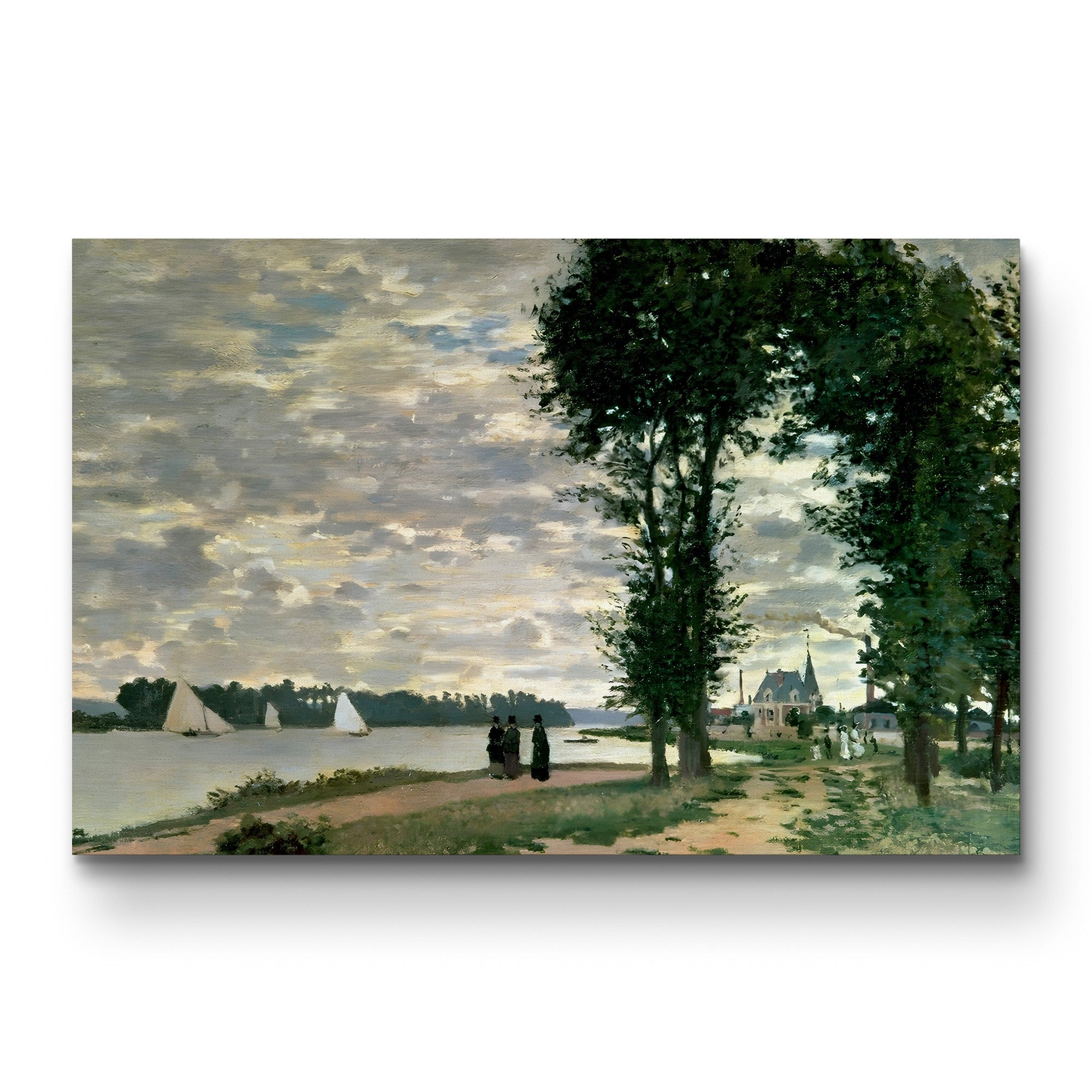The Banks of the Seine at Argenteuil (Bords de la Seine à Argenteuil), 1872 by Claude Monet