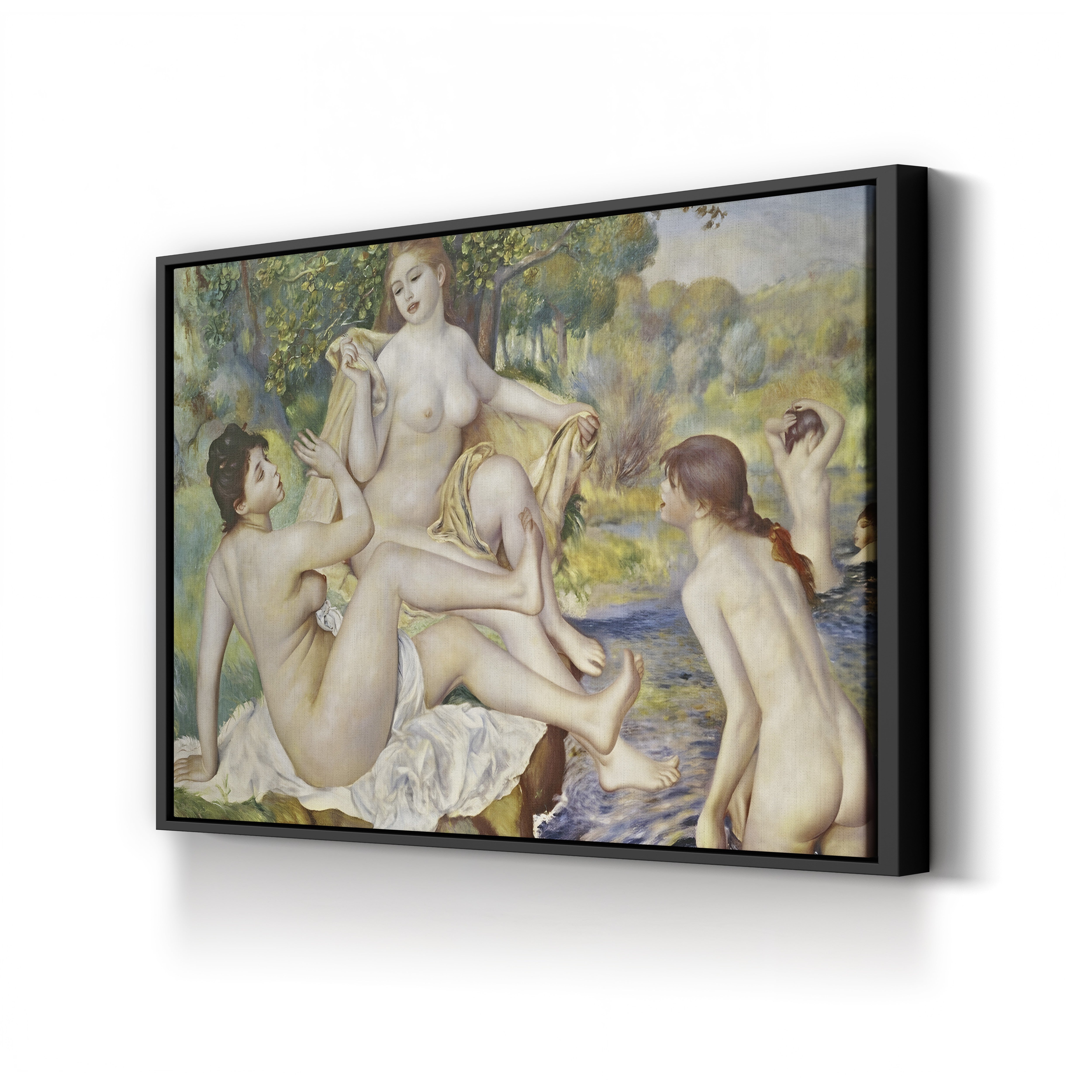 The Bathers, 1887 – Pierre-Auguste Renoir Wall Art | Classical Impressionist Canvas Print