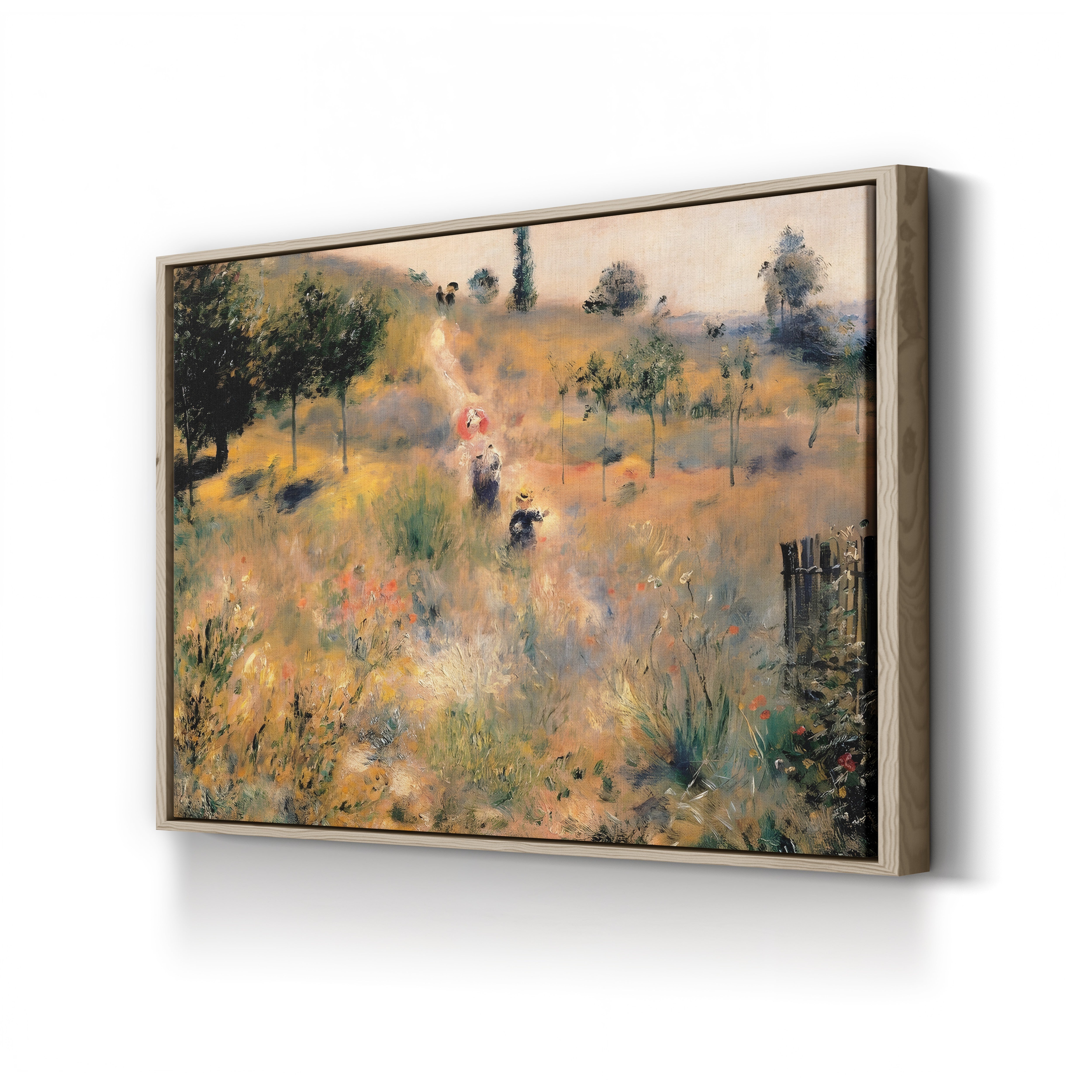 Pathway Through Tall Grass, c. 1875 – Renoir Wall Art | Impressionist Canvas