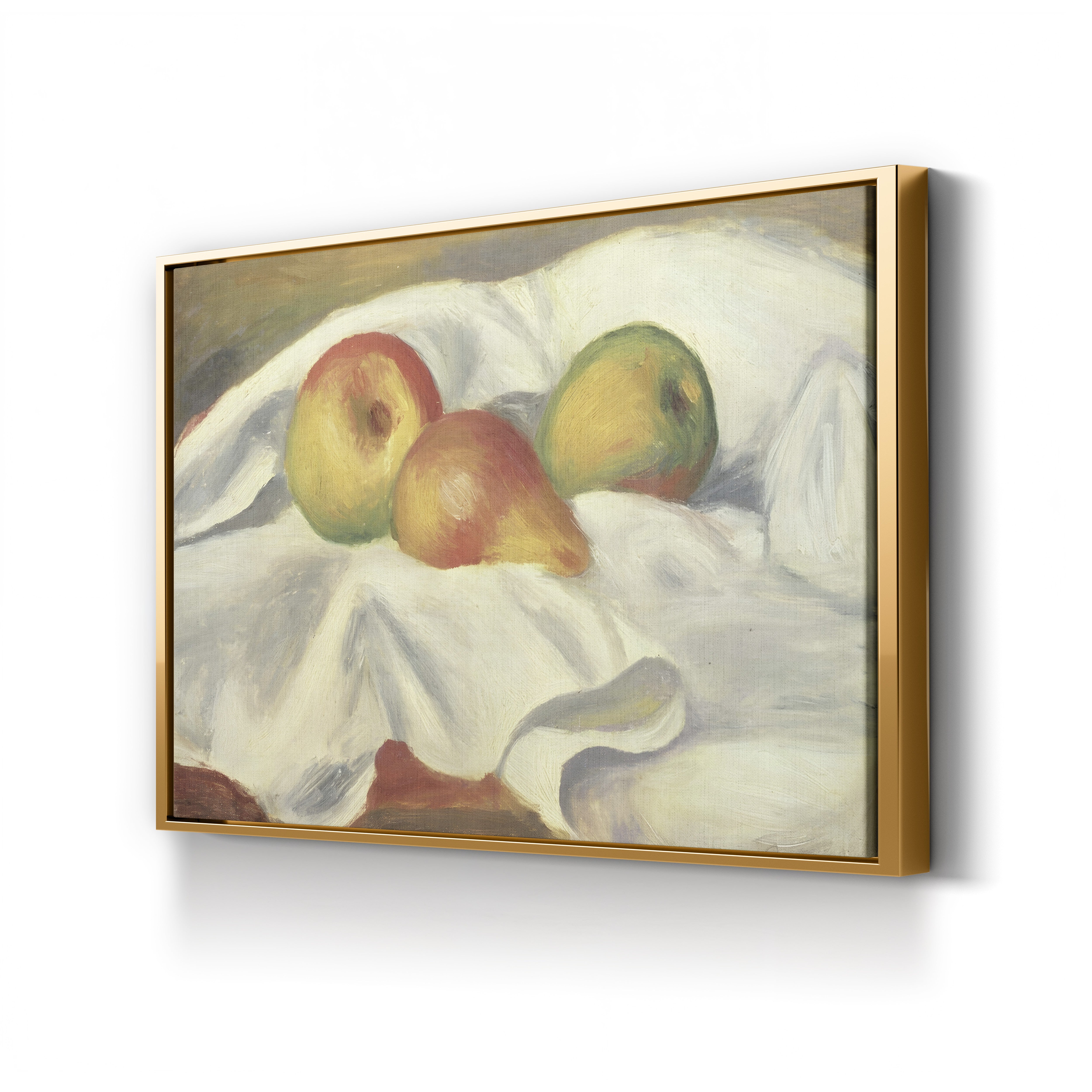 Three Pears, 1885 – Pierre-Auguste Renoir Wall Art | Impressionist Still Life Canvas Print