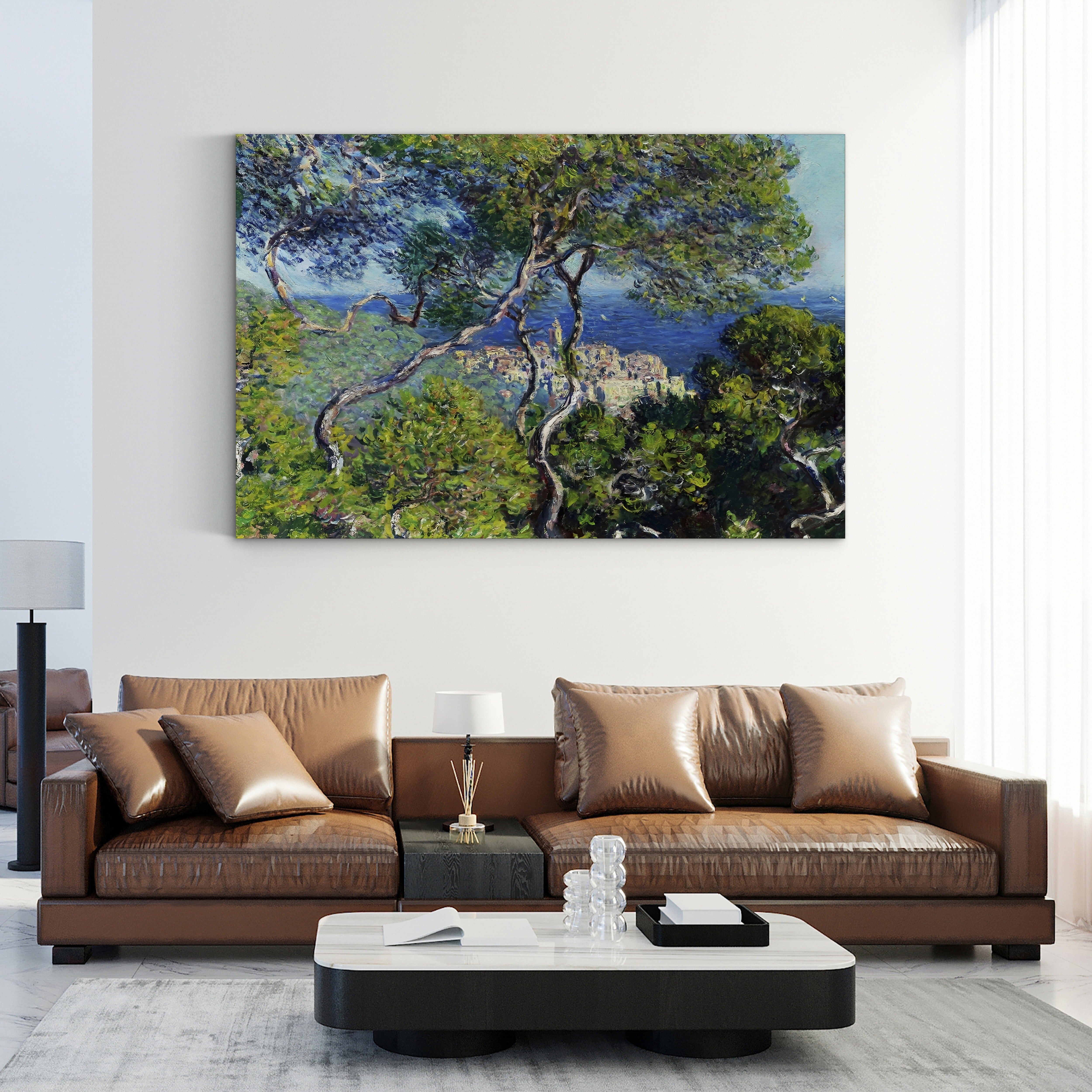 Bordighera – Claude Monet Wall Art | Impressionist Italian Riviera Canvas Print