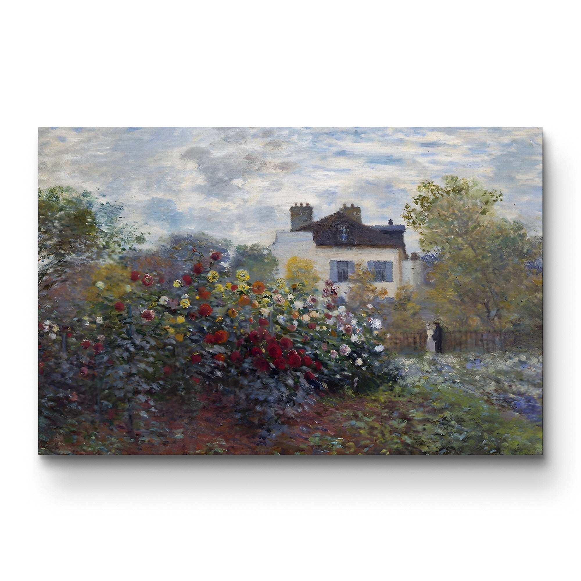 The Artist’s Garden in Argenteuil (Le Jardin de l’artiste à Argenteuil, un coin de jardin avec dahlias), 1873 by Claude Monet