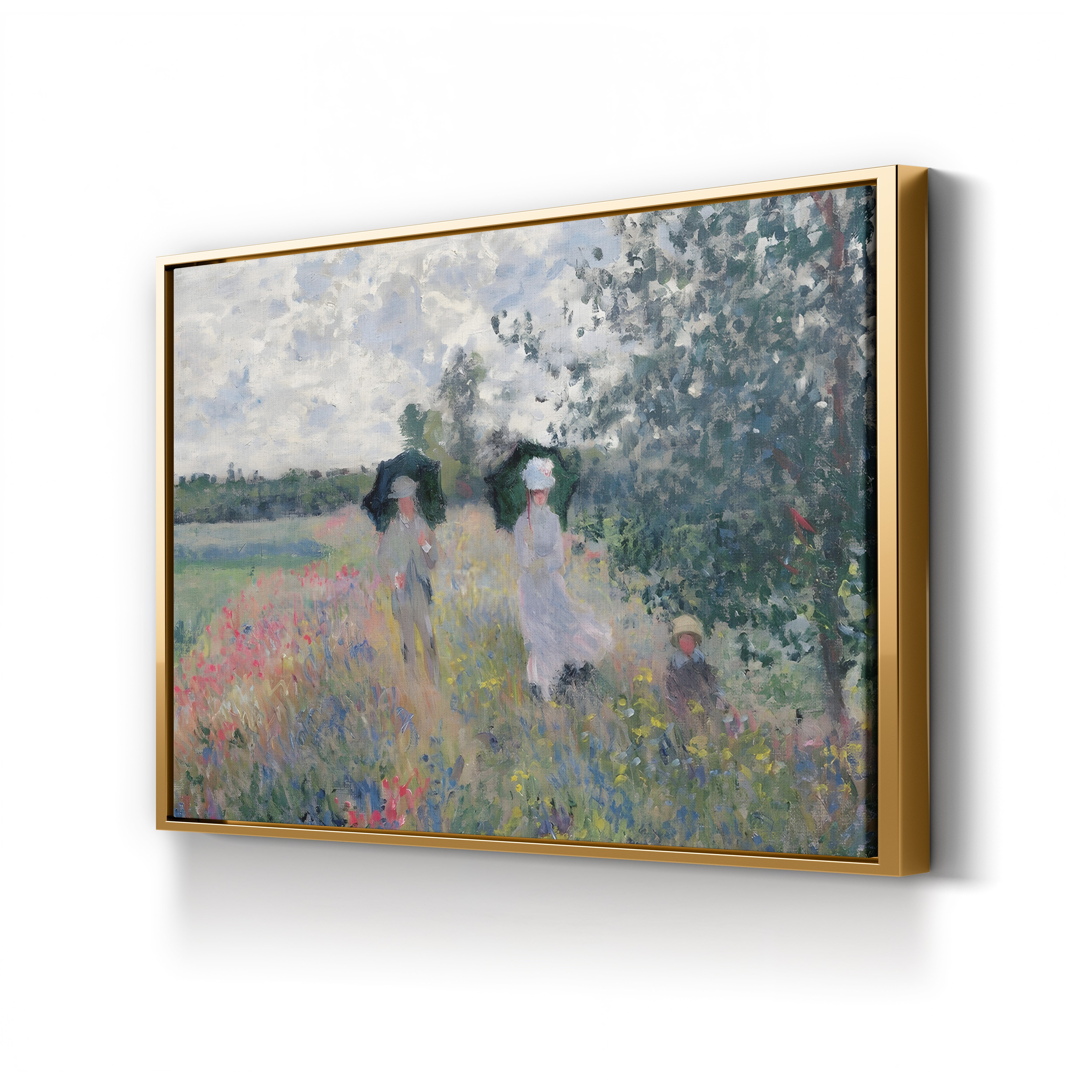 Promenade near Argenteuil (En promenade près d’Argenteuil), 1875 by Claude Monet