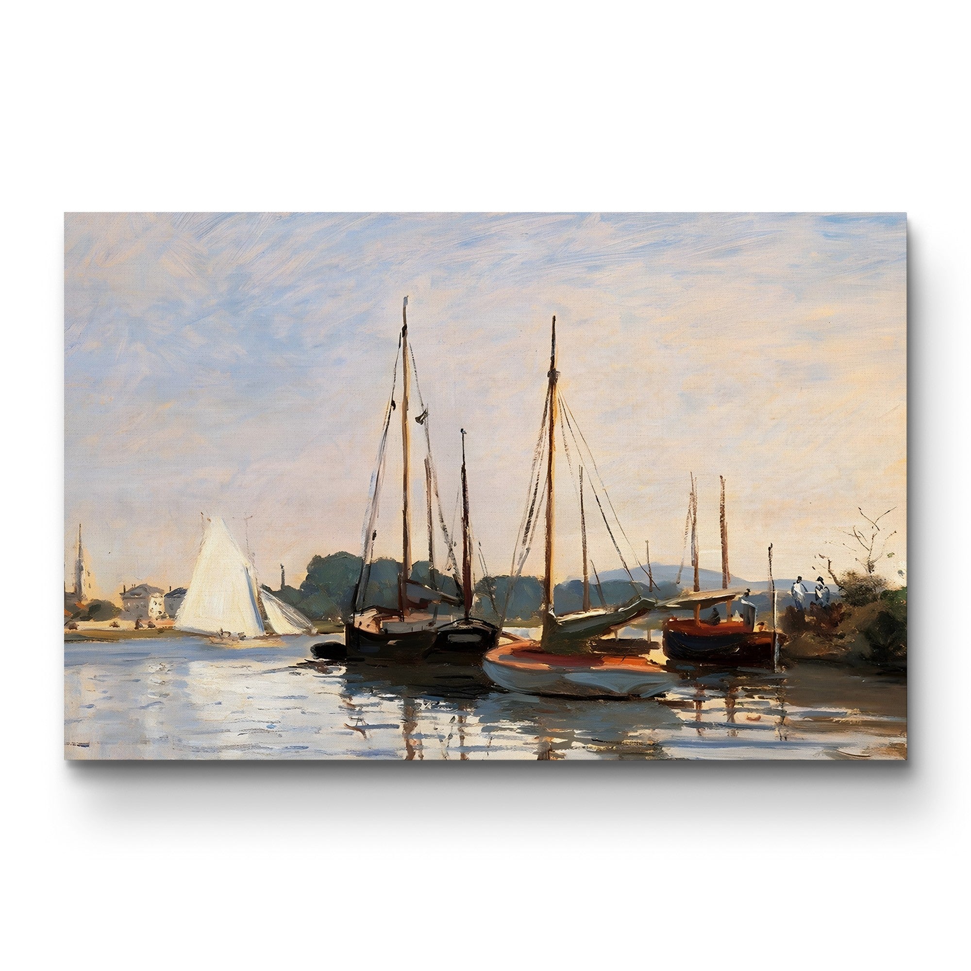 Sailing Boats at Argenteuil (Voiliers à Argenteuil), 1872-1873 by Claude Monet