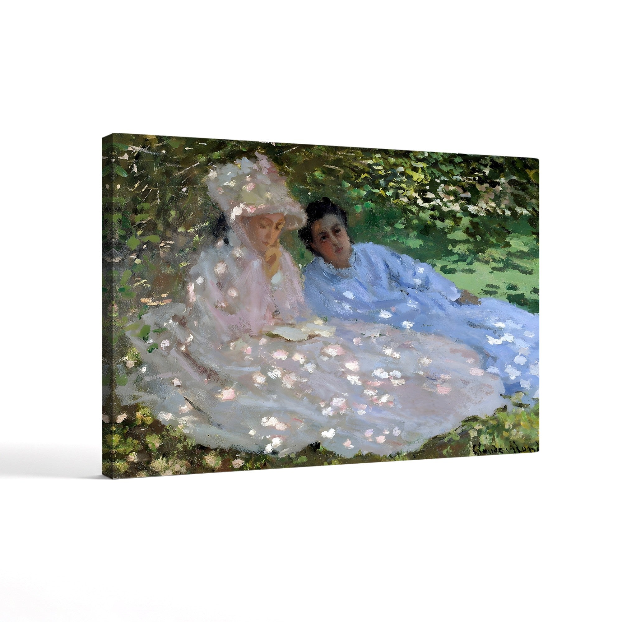 Madame Monet and a Friend in the Garden, 1872 by Claude Monet