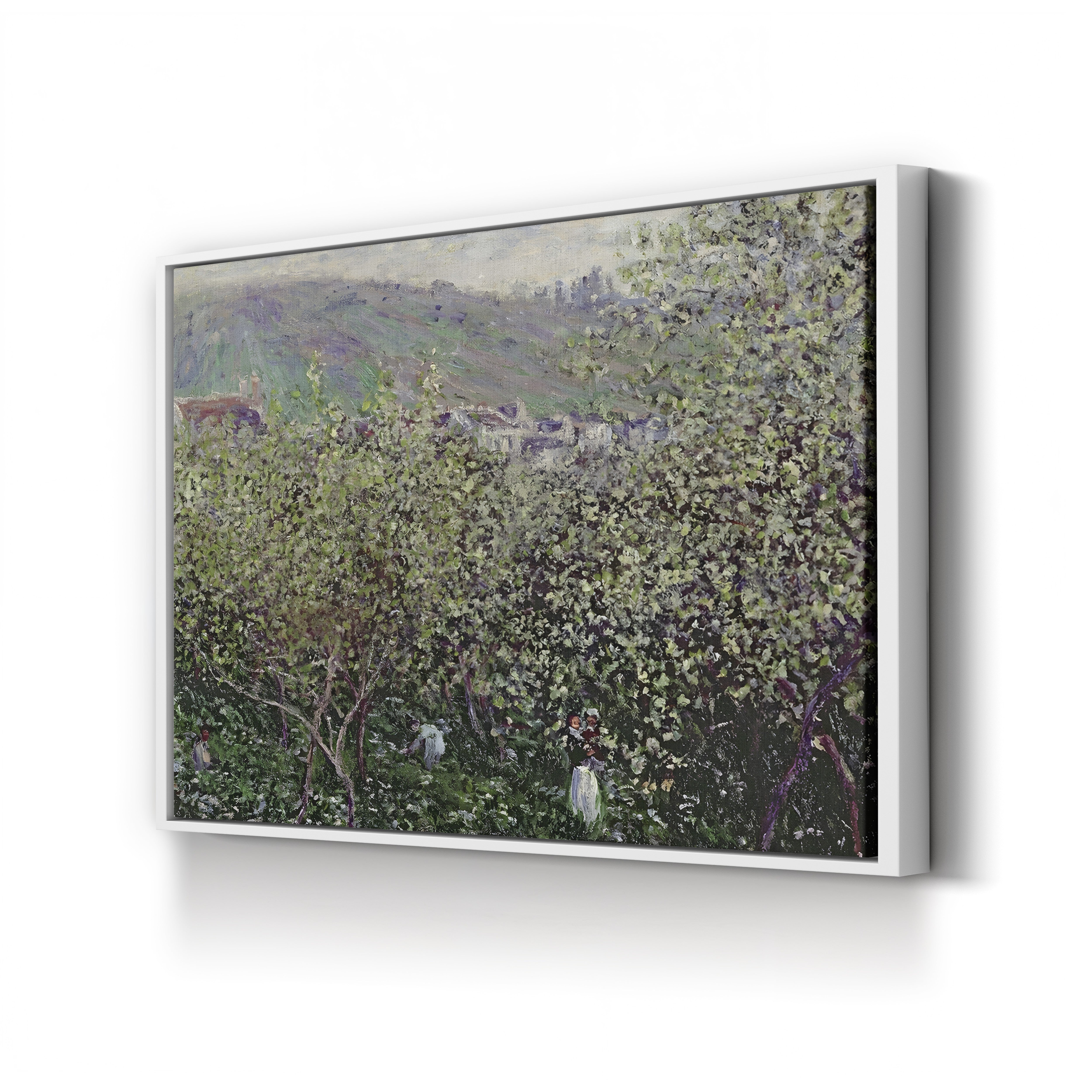 Fruit Pickers, 1879 – Claude Monet Wall Art | Impressionist Figurative Landscape Canvas Print