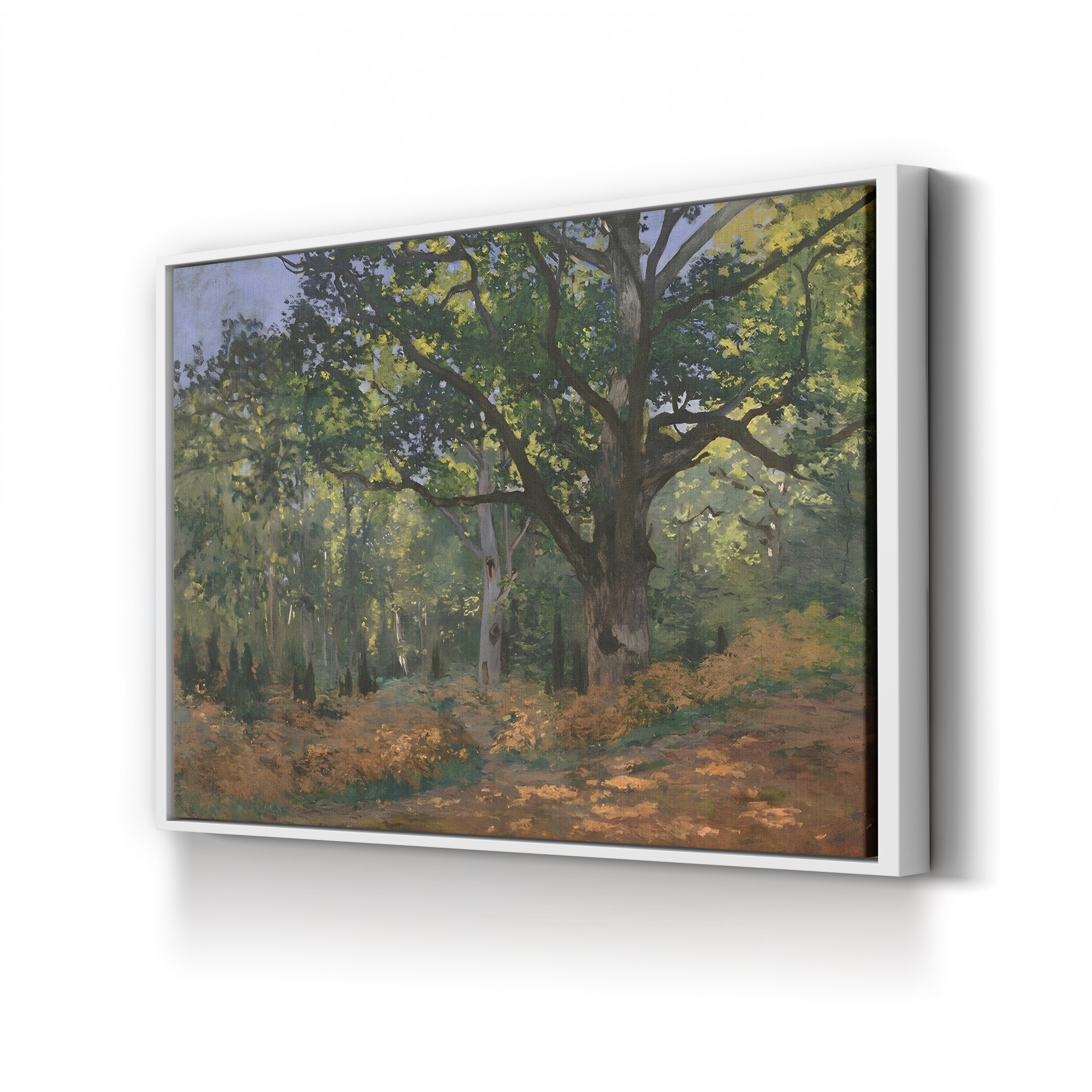 The Bodmer Oak, Fontainebleau Forest (Le Chêne de Bodmer, forêt de Fontainebleau), 1865 by Claude Monet