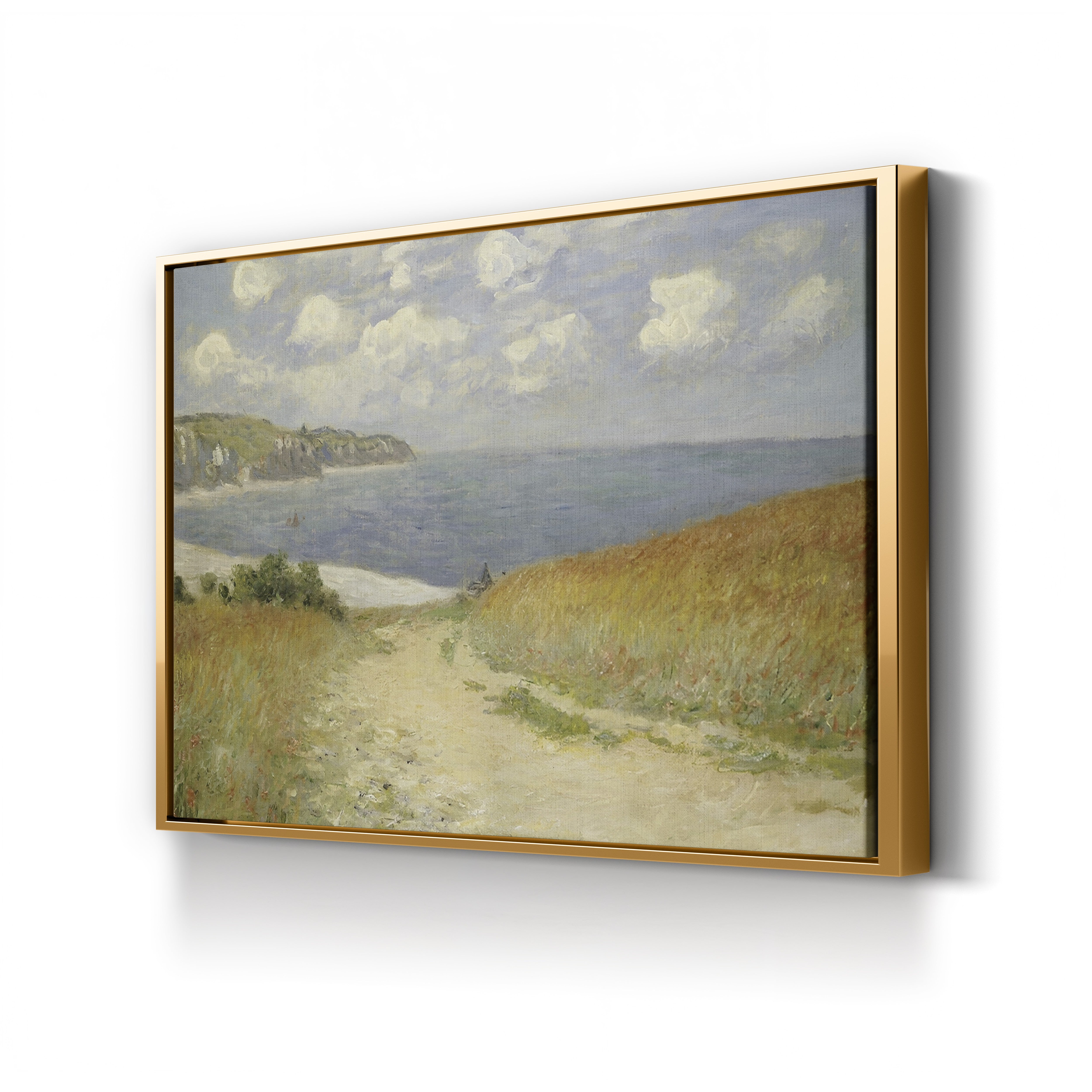Path in the Wheat Fields at Pourville (Chemin dans les Blés à Pourville), 1882 by Claude Monet
